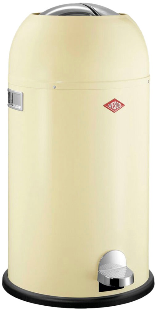 WESCO Mülleimer "Kickmaster", B/H/T: 37,5cm x 69cm x 37,5cm, 33 l, braun, Küche, Mülleimer, Abfallsammler mit Dämpfer, 33 Liter