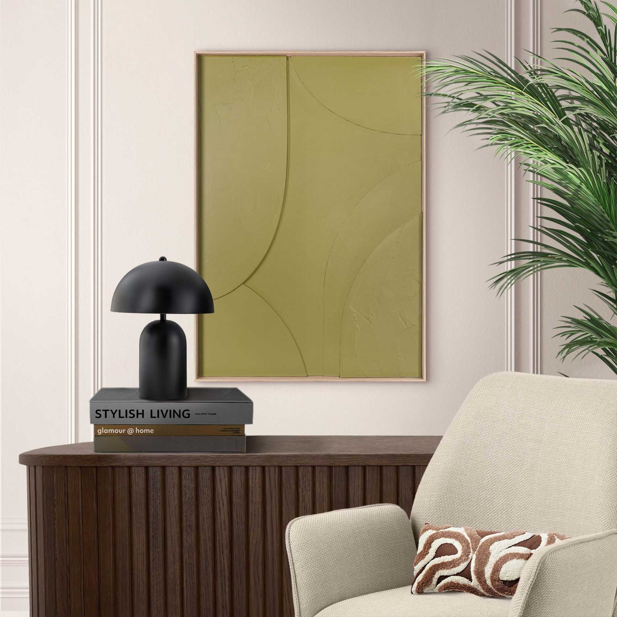 Reinders! Wandbild »Terrace vintage green«, Home Office - Grün - MDF - Abstrakt - 50x70 cm