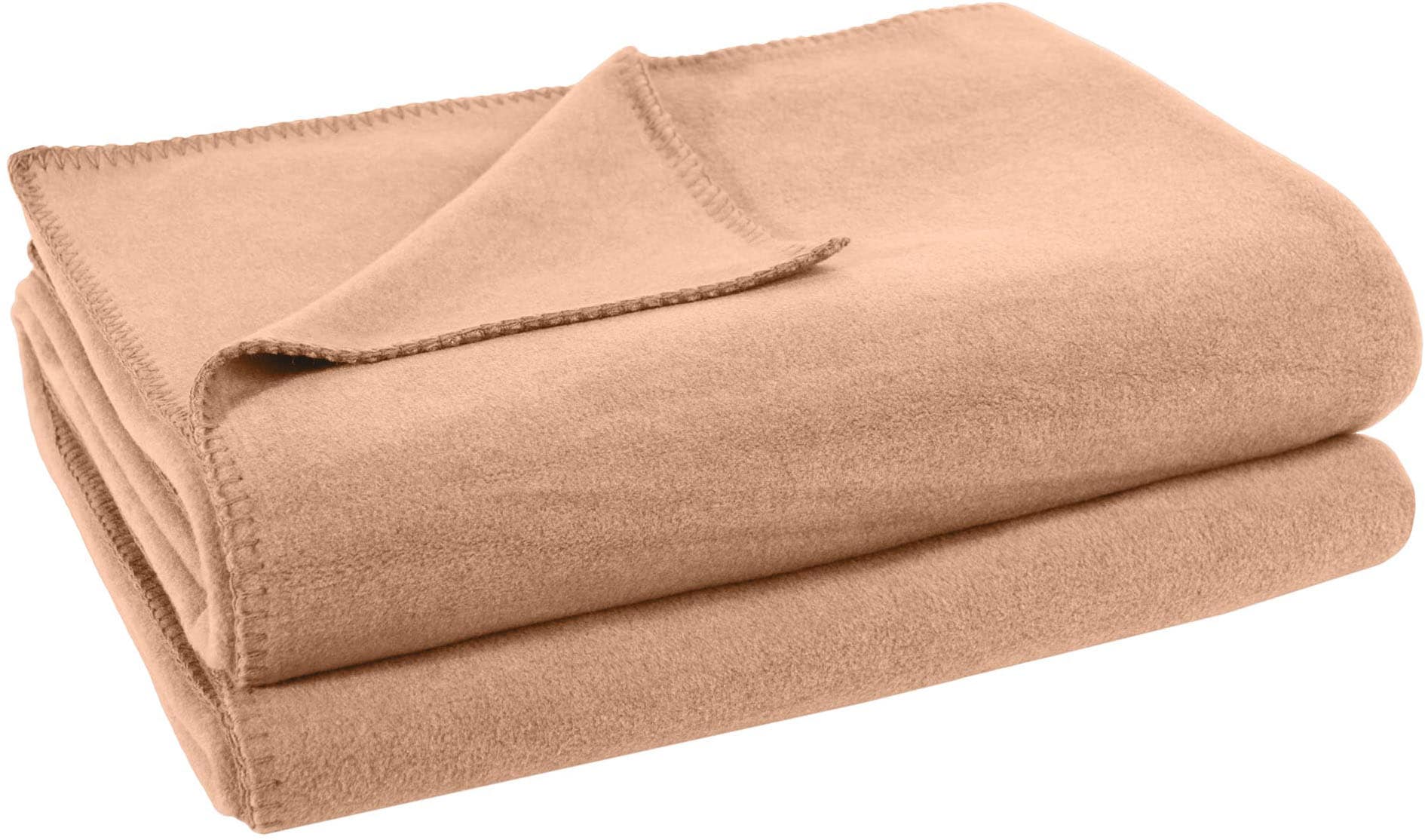 ZOEPPRITZ1828 Wohndecke "Soft-Fleece" unverwechselbarem Cashmere Handfeel, made in Italy, PREMIUM