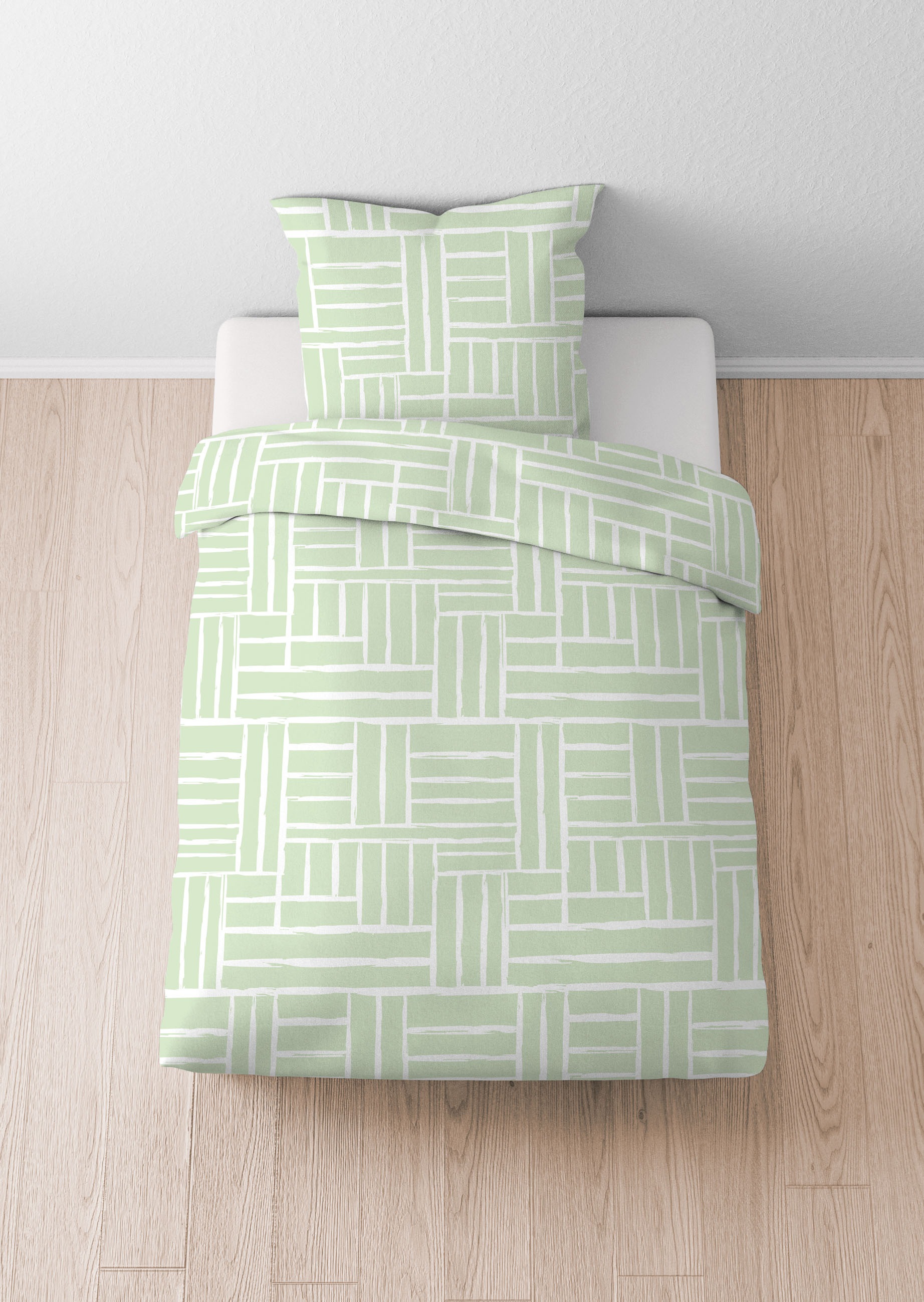 Castell - Markenbettwäsche Bettwäsche "0020370" 2 Stk. absolut bügelfrei, 1 günstig online kaufen