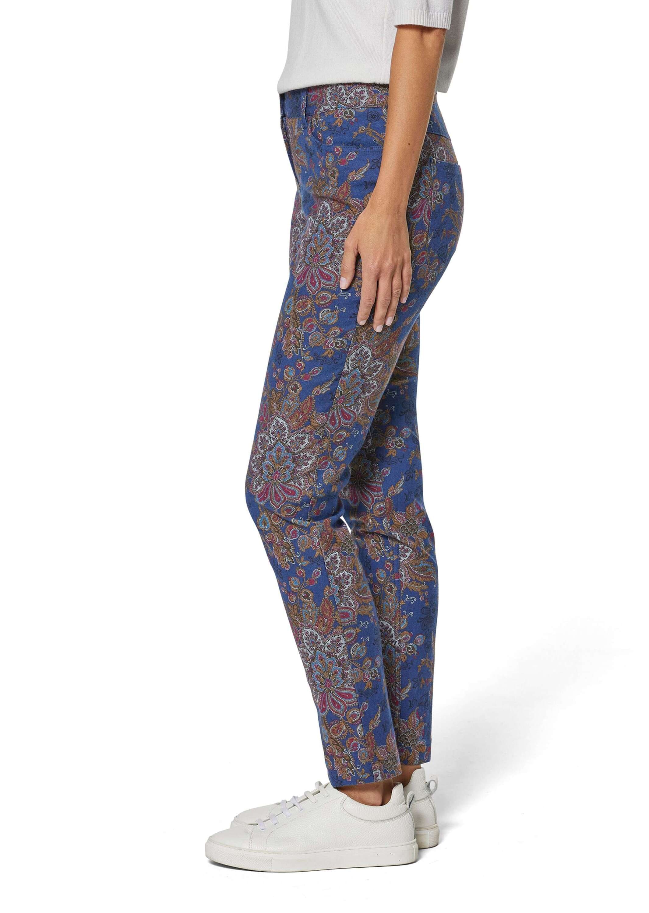 MADELEINE Regular-fit-Jeans »Jeans Schlanke Jeans mit Paisley-Print«