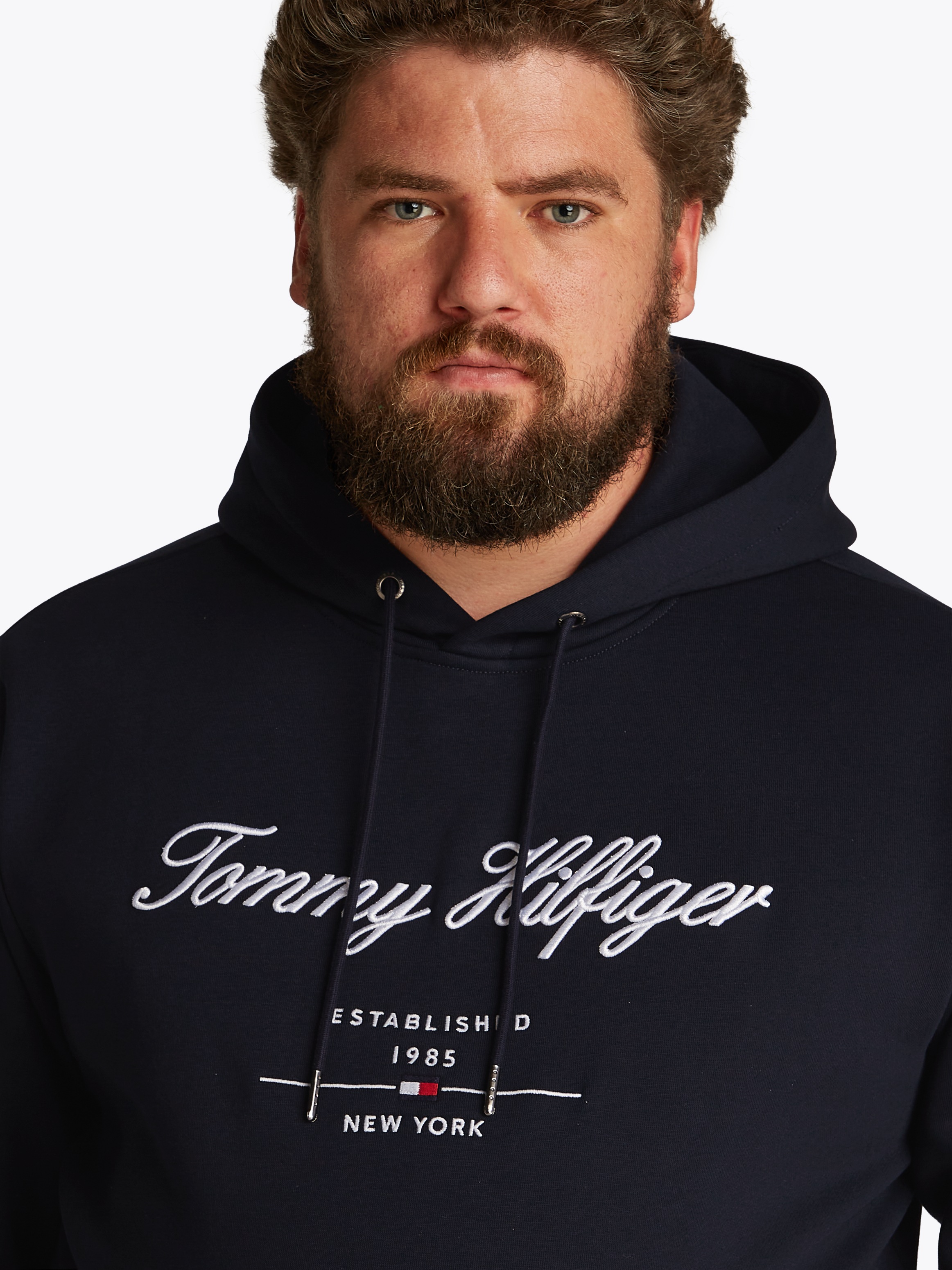 Tommy Hilfiger Big & Tall "BT-SCRIPT LOGO HOODY-B", in Großen Größen, Logos günstig online kaufen