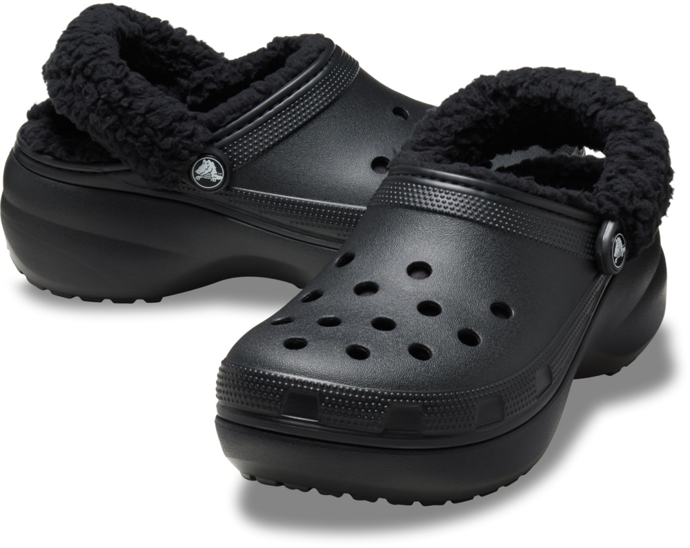 Crocs Clog »Lined Fuzz Strap«  Schlupfschuh, Hausschuh mit rutschhemmender Laufsohle