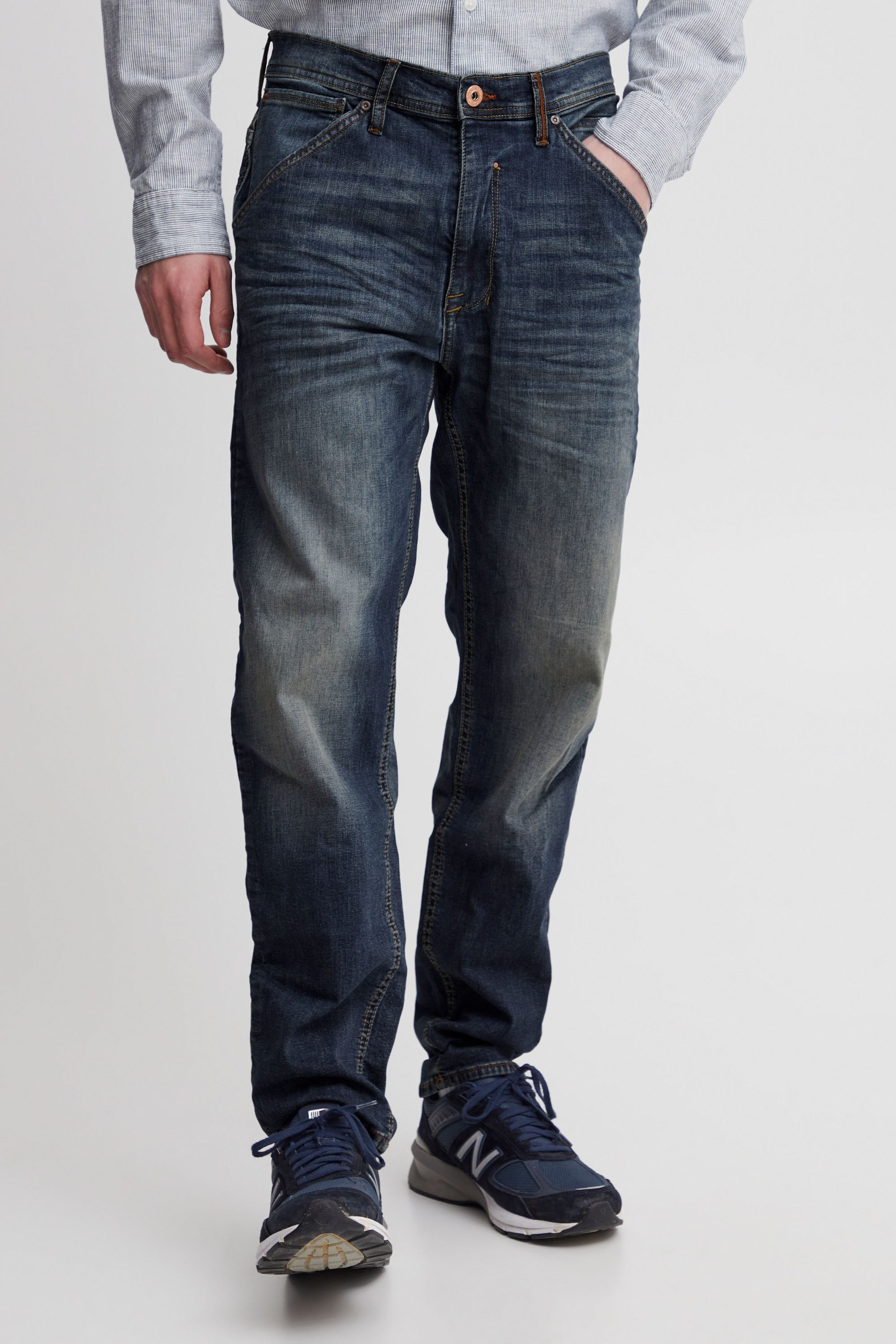 Blend 5-Pocket-Jeans "BHThunder" Jeanshose mit weitem Schnitt und enger wer günstig online kaufen