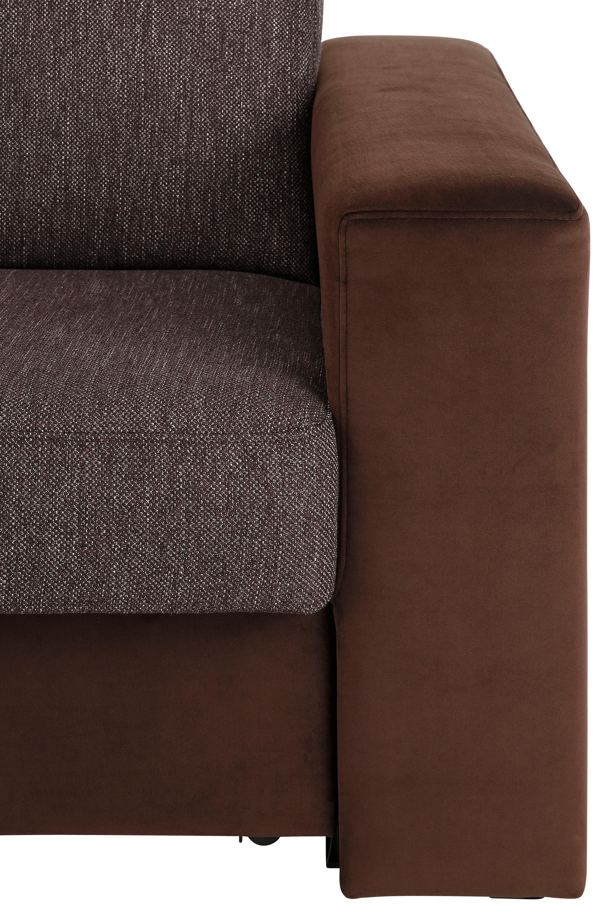 Home affaire Schlafsofa »Roma Matratzenhöhe 14 cm«, Dauerschlaffunktion, mit Unterfederung, Lattenrost, Matratze