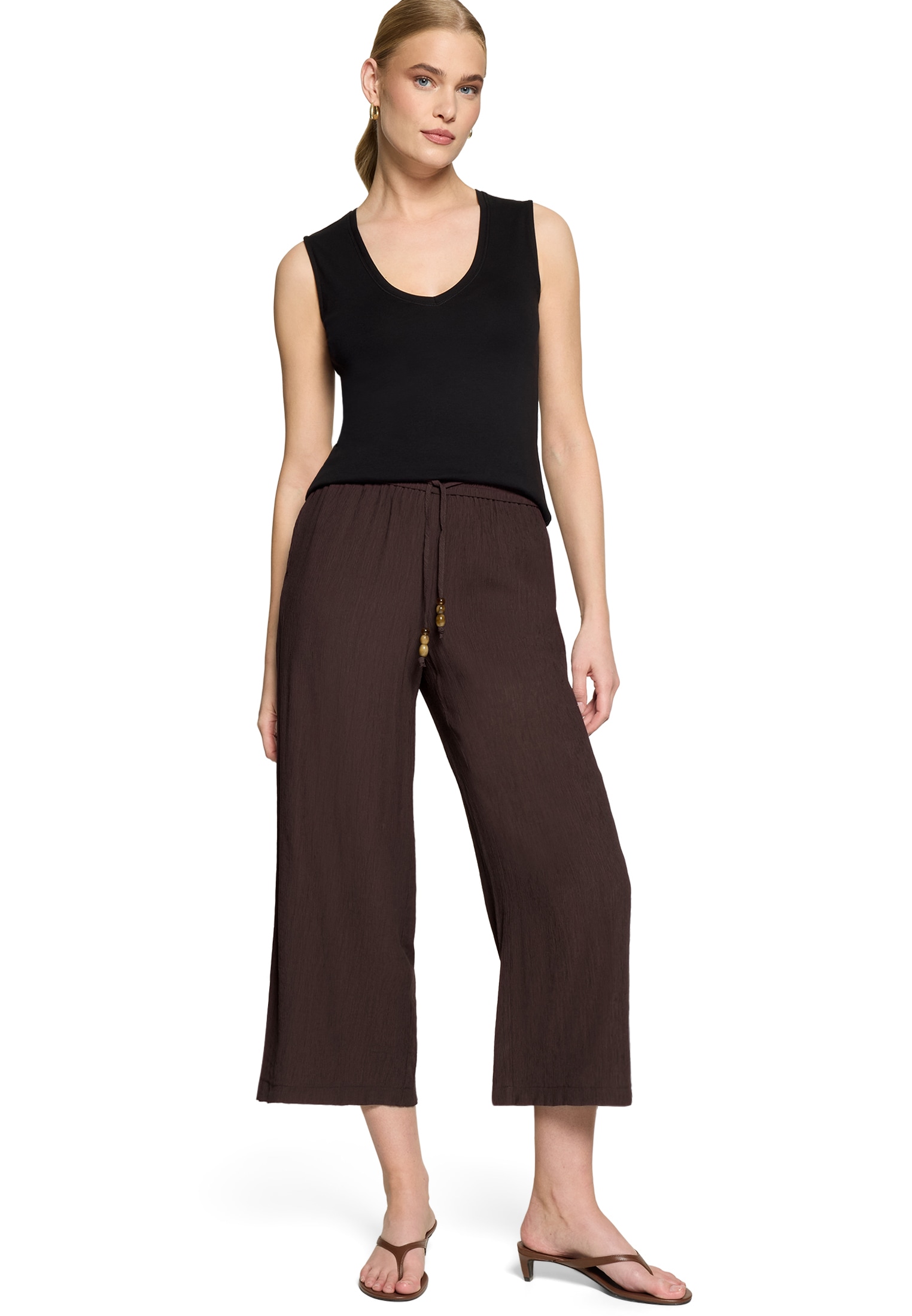Zero T-Shirt »Damen Shirt mit V-Ausschnitt« 1 Material