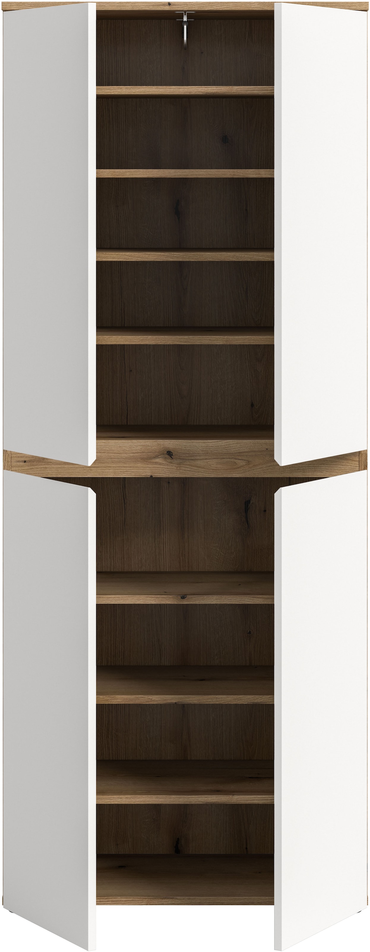 Home affaire Mehrzweckschrank »CIPELA, 70x175 cm, viel Stauraum, variable Einlegeböden, Kleiderstange« in vielen verschiedenen Trendfarben verfügbar, 1 Stk. tlg. Schuhschrank, Kleiderschrank, Universalschrank, Aktenschrank, Schrank