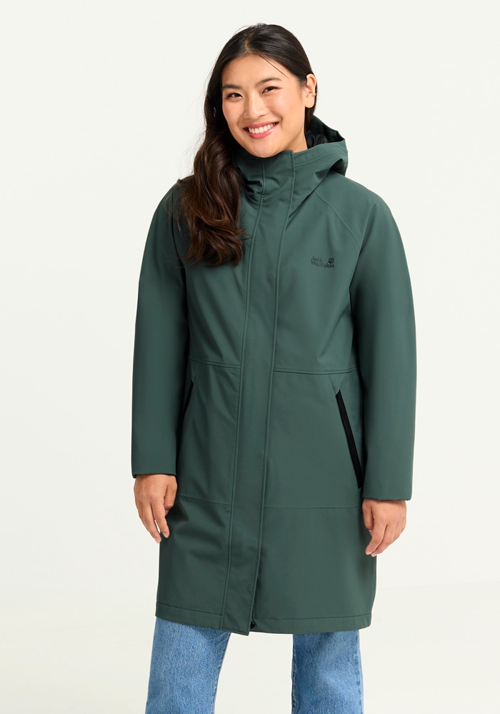 Jack Wolfskin Softshellmantel "ONERA 2L COAT W" atmungsaktives Softshellmaterial, wärmeisolierend, windabweisend