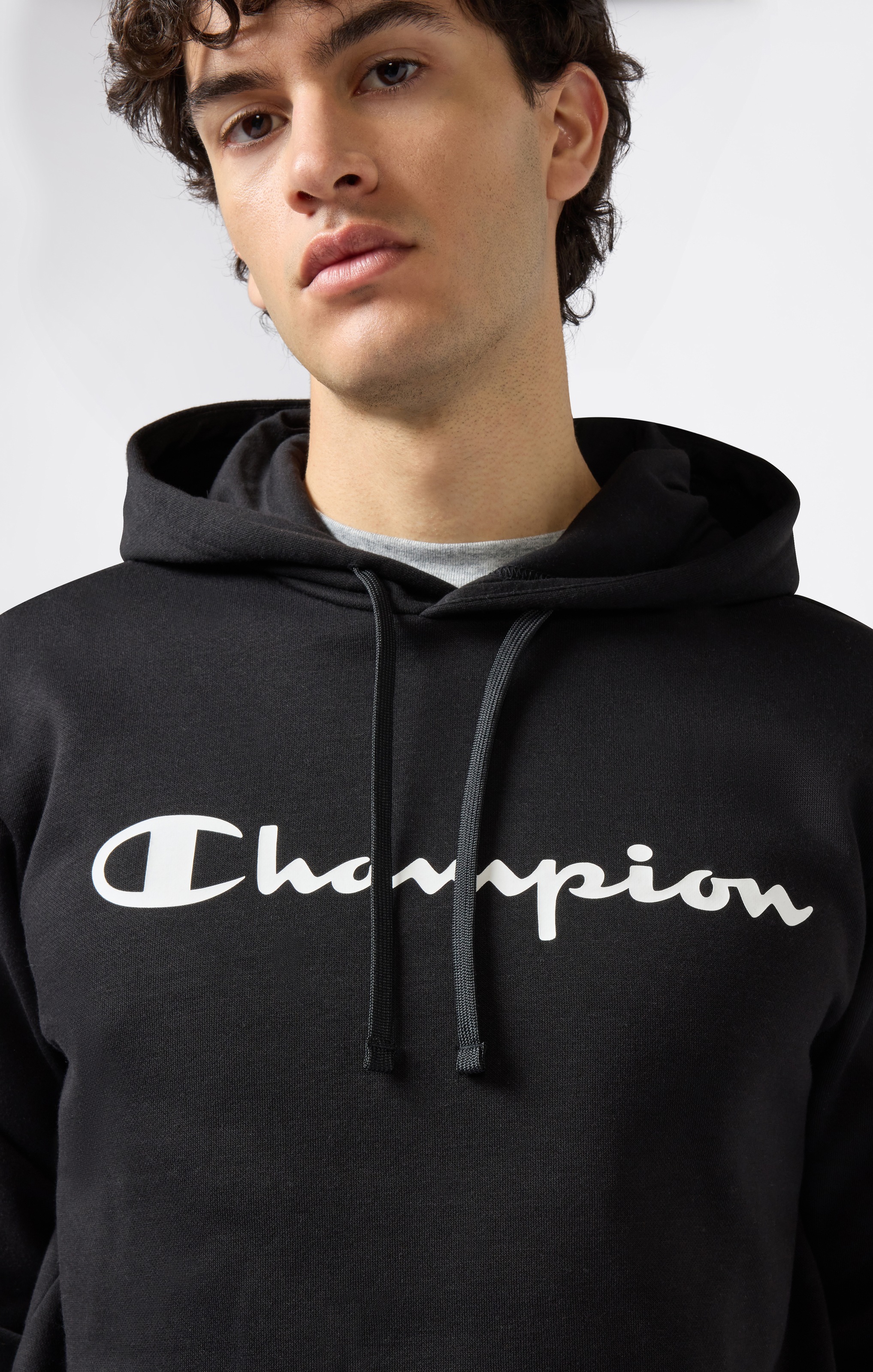 Champion Kapuzensweatshirt »BASICS Fleece Hoodie Large Logo«, (1 tlg.)