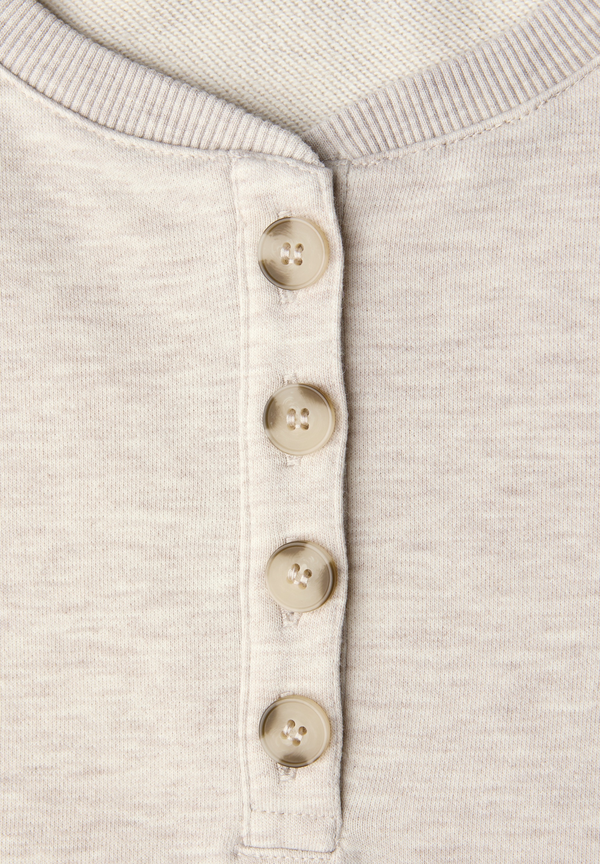 STREET ONE STUDIO Langarmshirt mit Knopfleiste