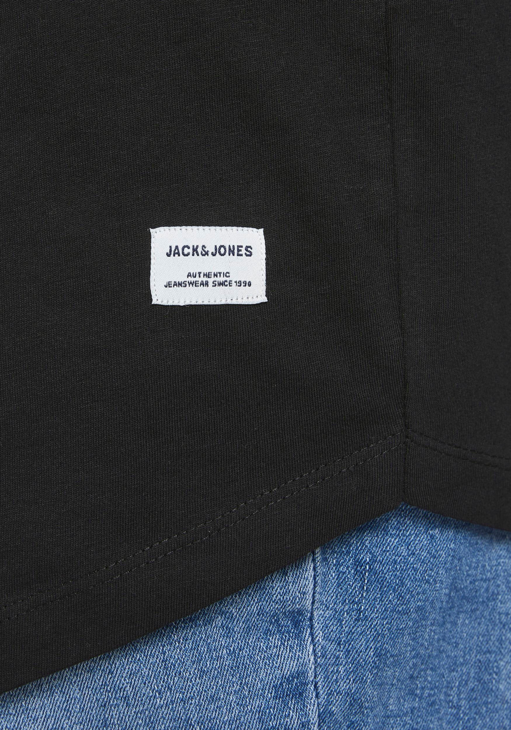 Jack & Jones PlusSize T-Shirt "NOA TEE" mit abgerundetem Saum, bis Größe 6X günstig online kaufen