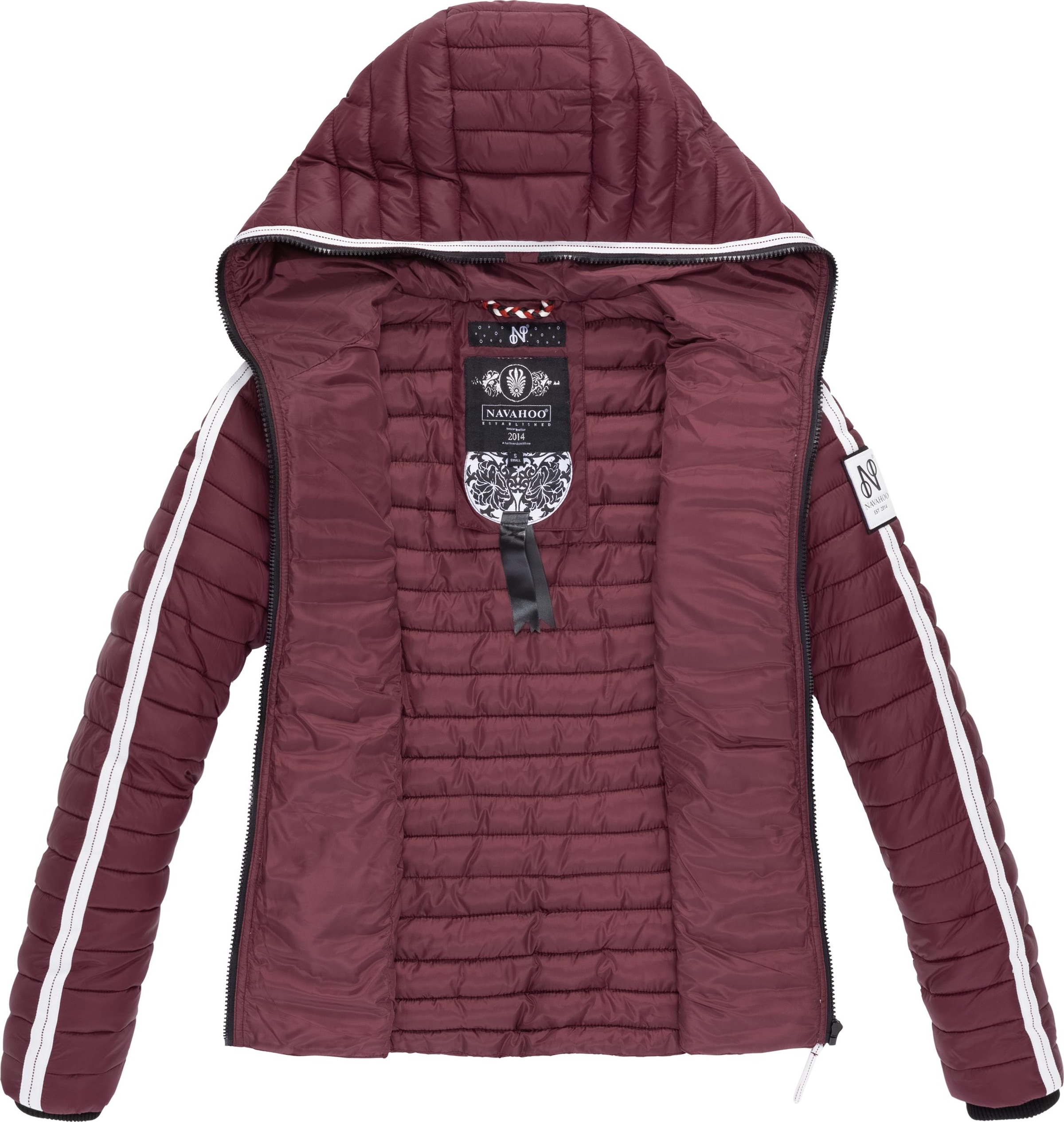 Navahoo Steppjacke »Kimuk Prc«, mit Kapuze, leichte Übergangsjacke mit Kapuze
