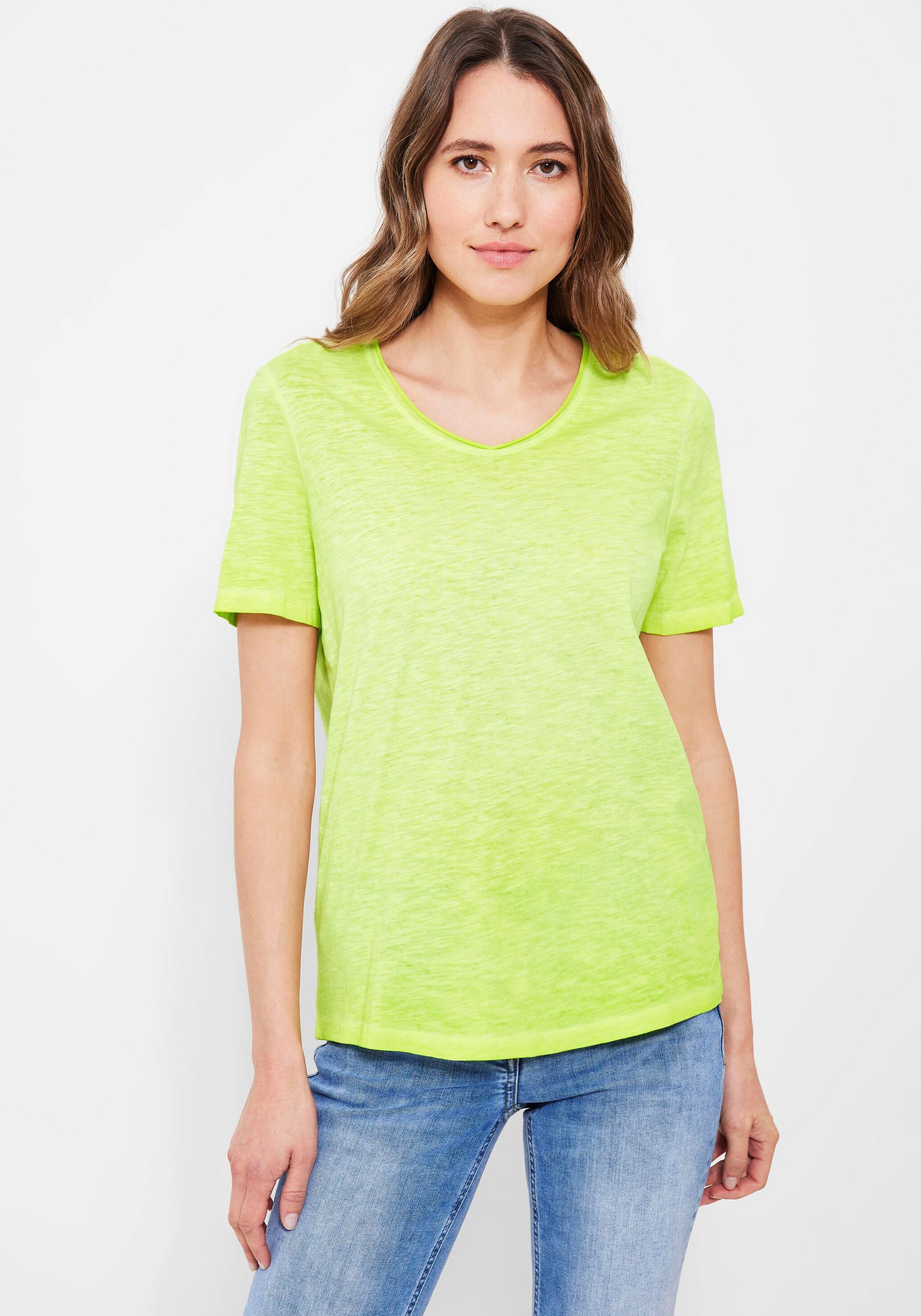 Cecil T-Shirt in trendiger Flammgarn-Optik