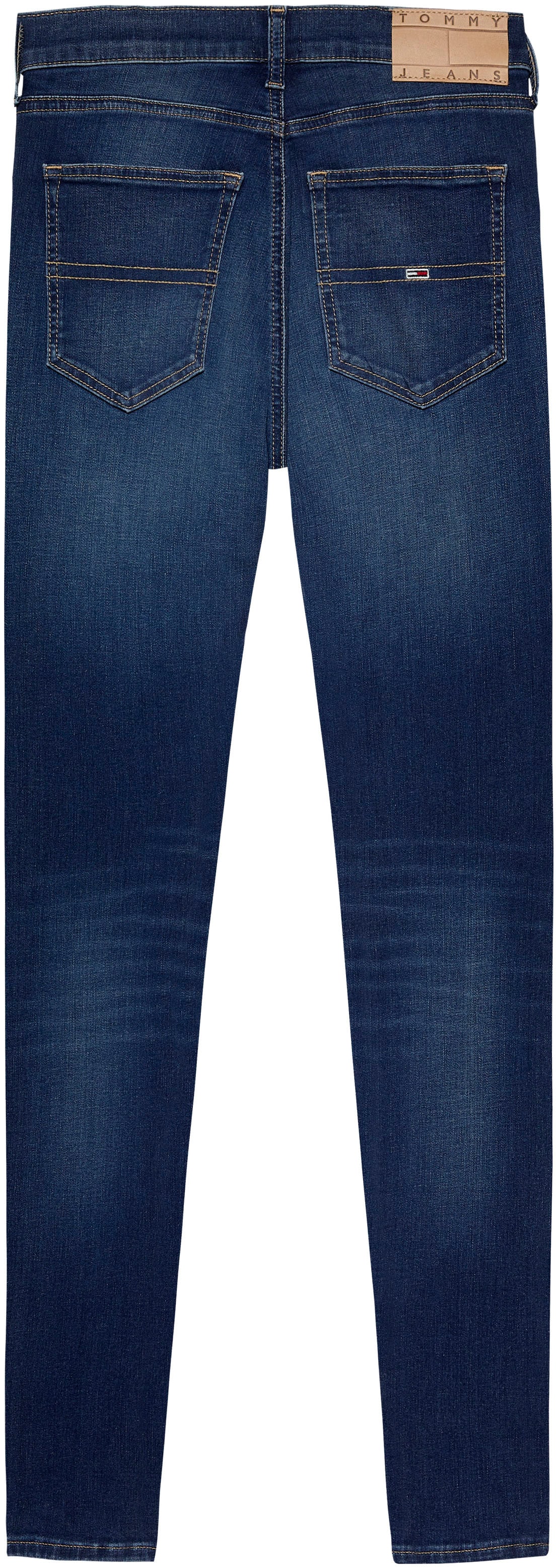 Tommy Jeans Bequeme Jeans »Sylvia Skinny Slim Jeans Hohe Leibhöhe«, mit Ledermarkenlabel