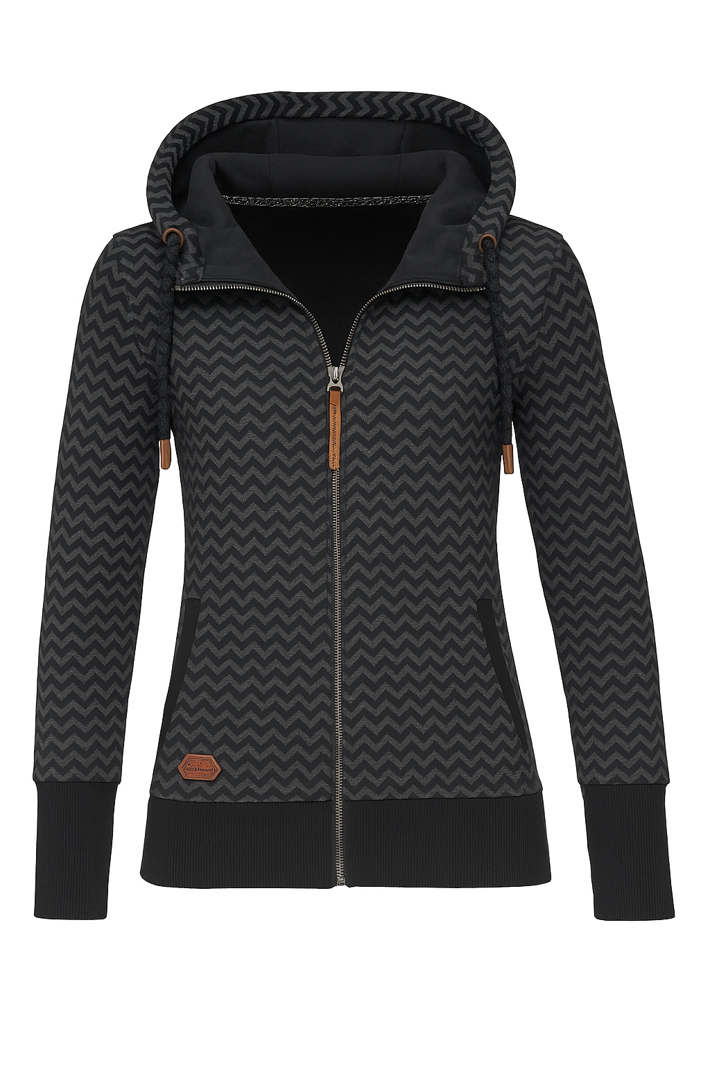 Ragwear Sweatjacke "YODA ZIP ZIG ZAG O" günstig online kaufen
