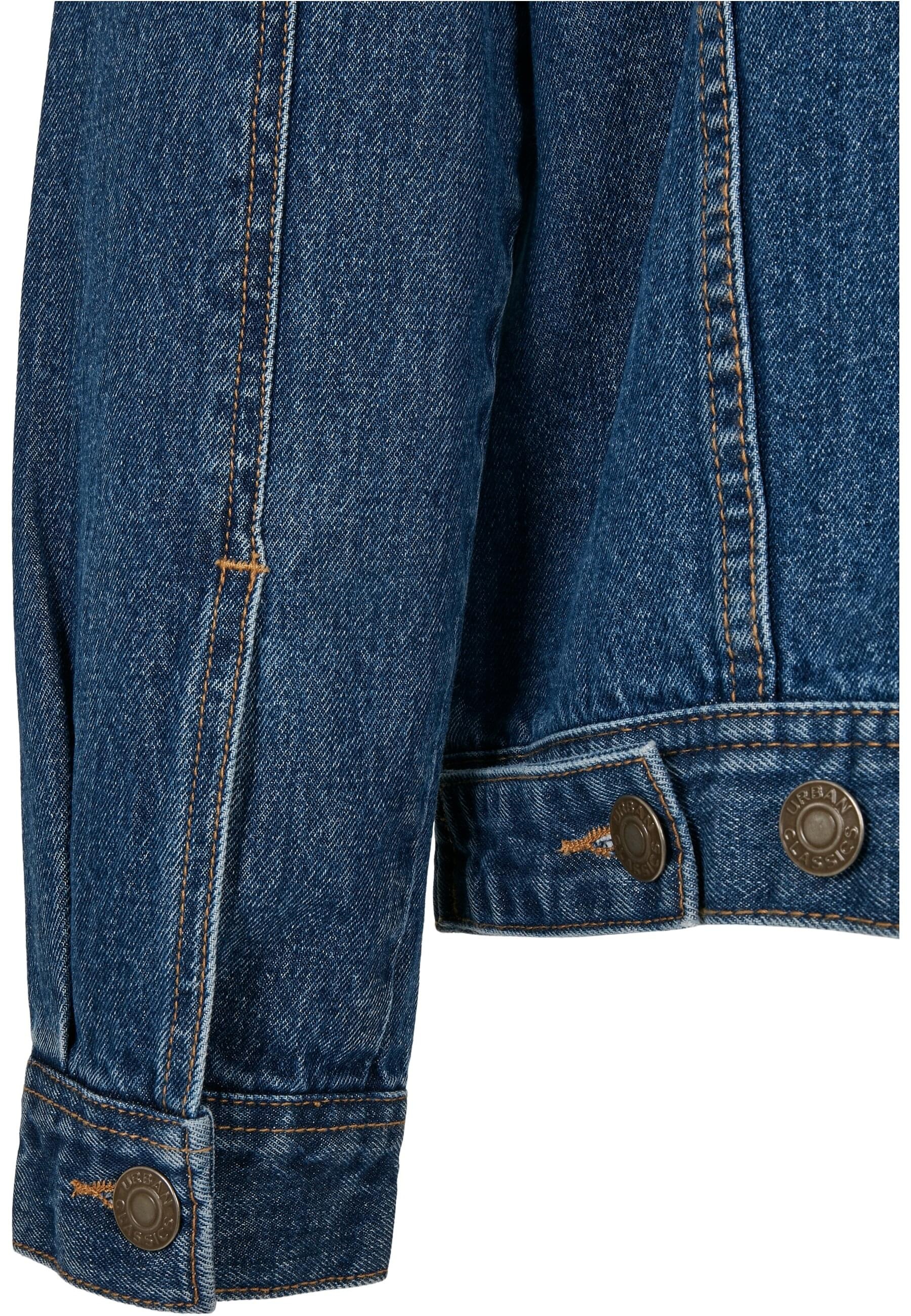 URBAN CLASSICS Jeansjacke »Urban Classics Herren Organic Basic Denim Jacket«, (1 St.), ohne Kapuze