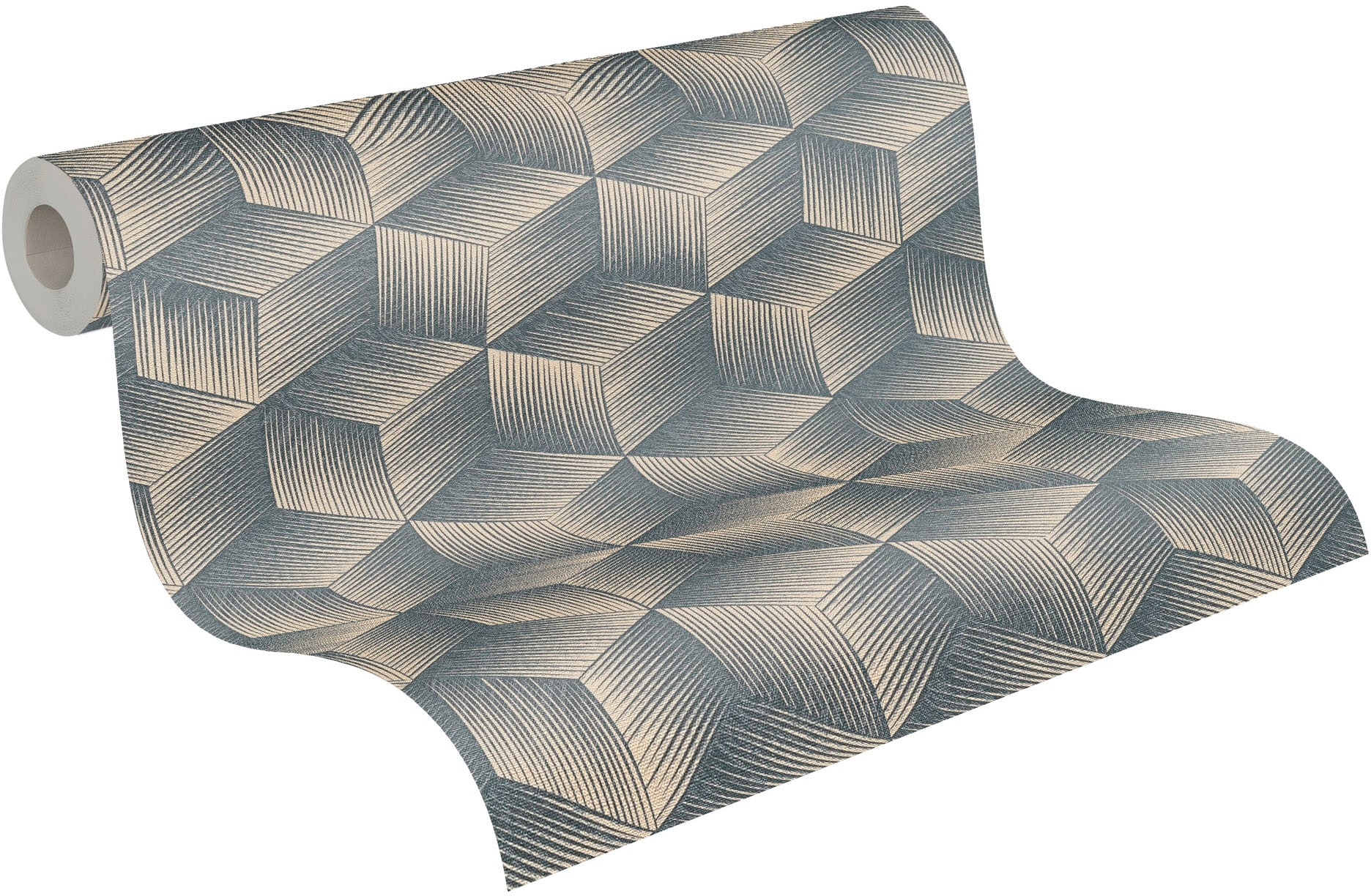 A.S. Création Vliestapete »Natural Living 3D Tapete« gemustert | matt | neutral leicht strukturiert 3D Tapete Vlies Vlies Wand Tapeten Wohnzimmer Schlafzimmer Küche Optik
