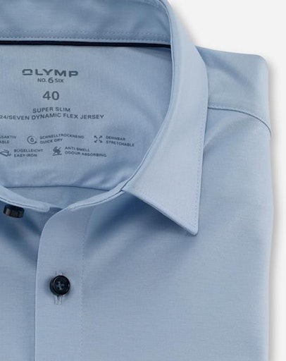 OLYMP Businesshemd »No. Six 24/Seven super slim«, in bequemer Jersey-Qualität