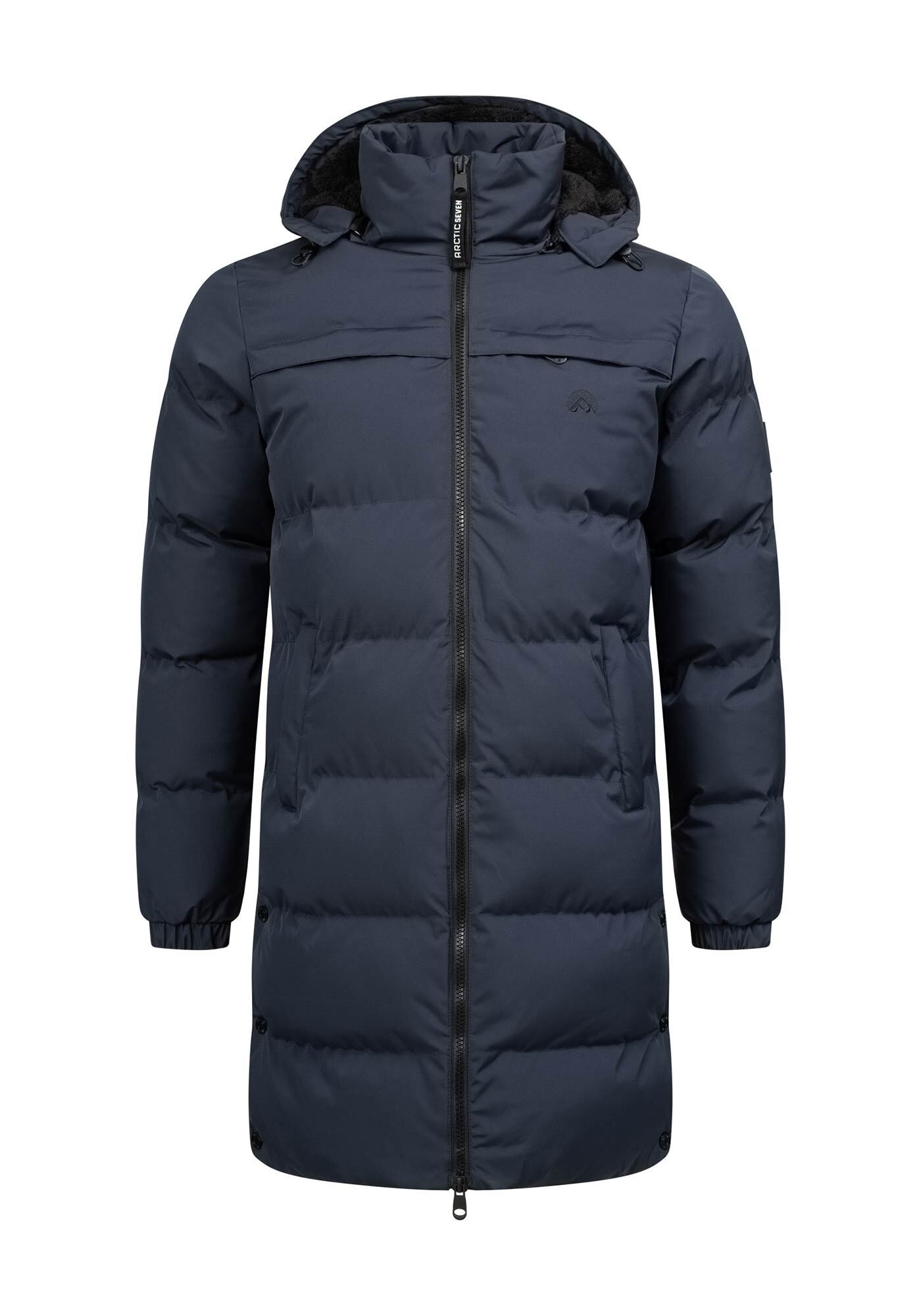 Arctic Seven Winterjacke »ASNorwiig«, mit warmem Teddyfell und abnehmbarer Kapuze
