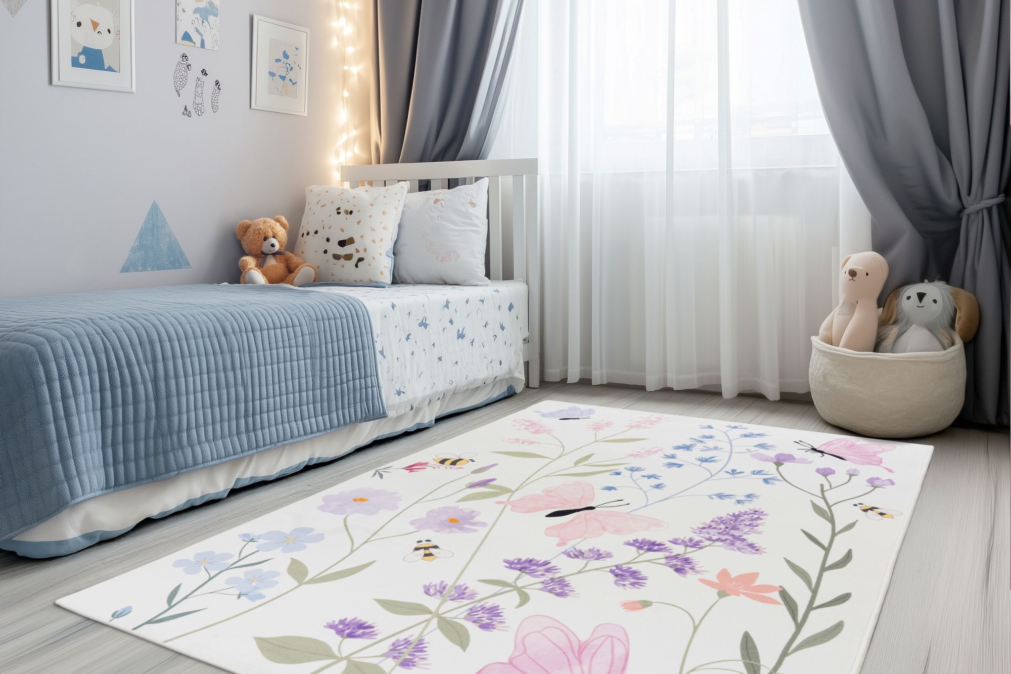 Obsession Kinderteppich "Magic Kids ML 109" rechteckig 8 mm Höhe Motiv Blum günstig online kaufen