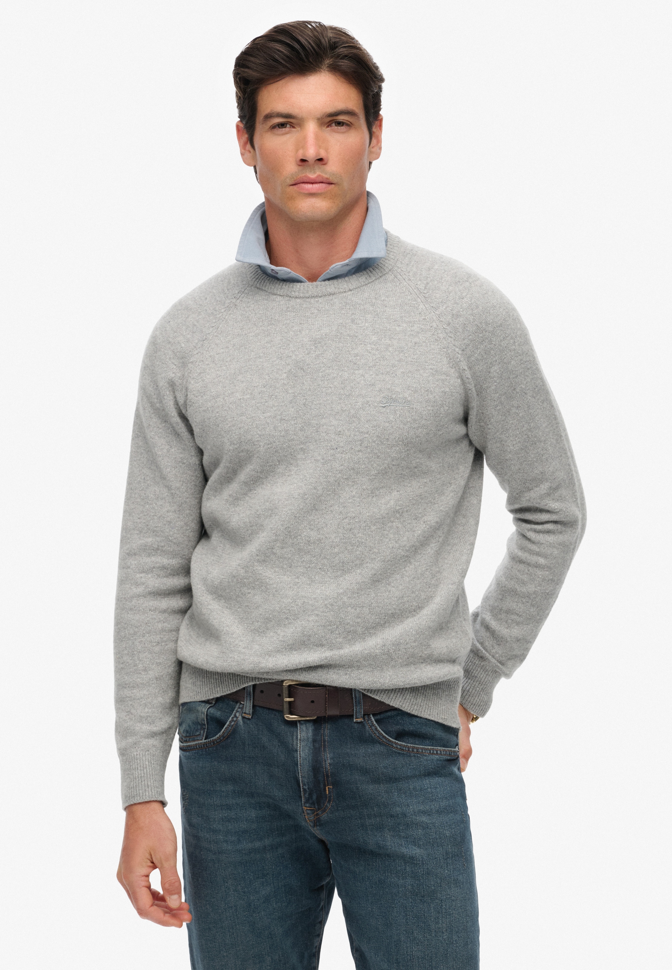 Superdry Strickpullover "WOOL BLEND JUMPER" günstig online kaufen