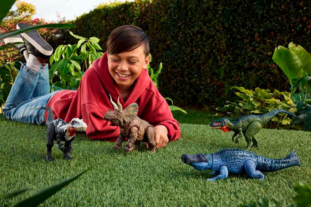 Mattel® Spielfigur »Jurassic World, Rebirth, Gigantic Trashers Chilantaisaurus«