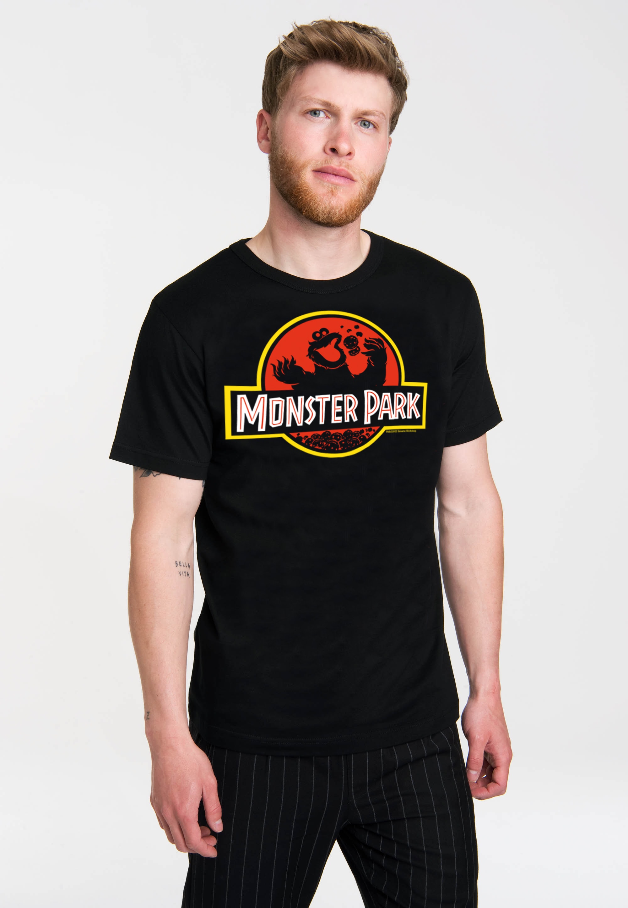 T-Shirt »Cookie Monster - Monster Park«, mit lizenziertem Print