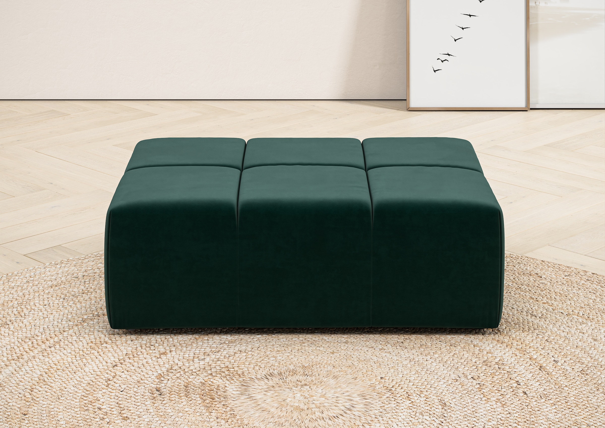 Home affaire Polsterhocker "Ancona" passend zur "Ancona"-Polsterserie, auch günstig online kaufen