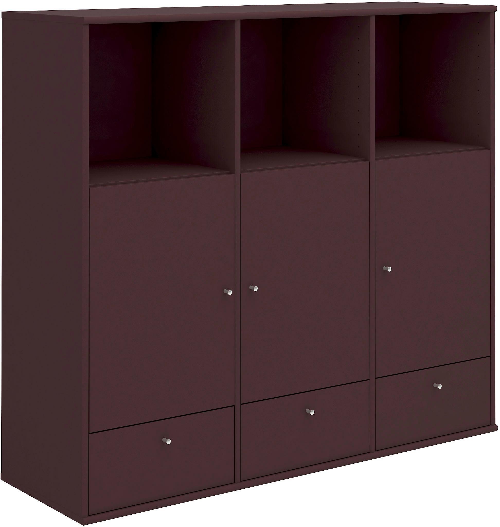 Hammel Furniture Highboard »Mistral Hochkommode, Hochschrank«, mit Türen und Schubladen, Breite: 133cm, anpassungsbar Designmöbel