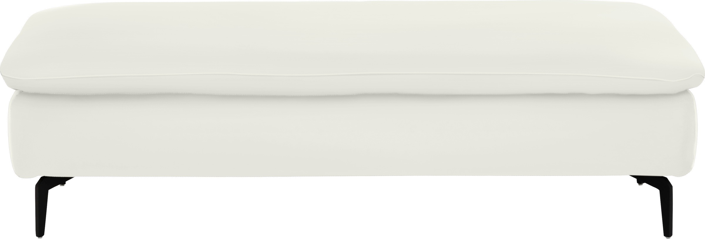 W.SCHILLIG Ecksofa »valentinoo, Designsofa, bequem, elegant und zeitlos, L-Form«, (Set), inklusive Hocker, mit Sitztiefenverstellung, Breite 299 cm