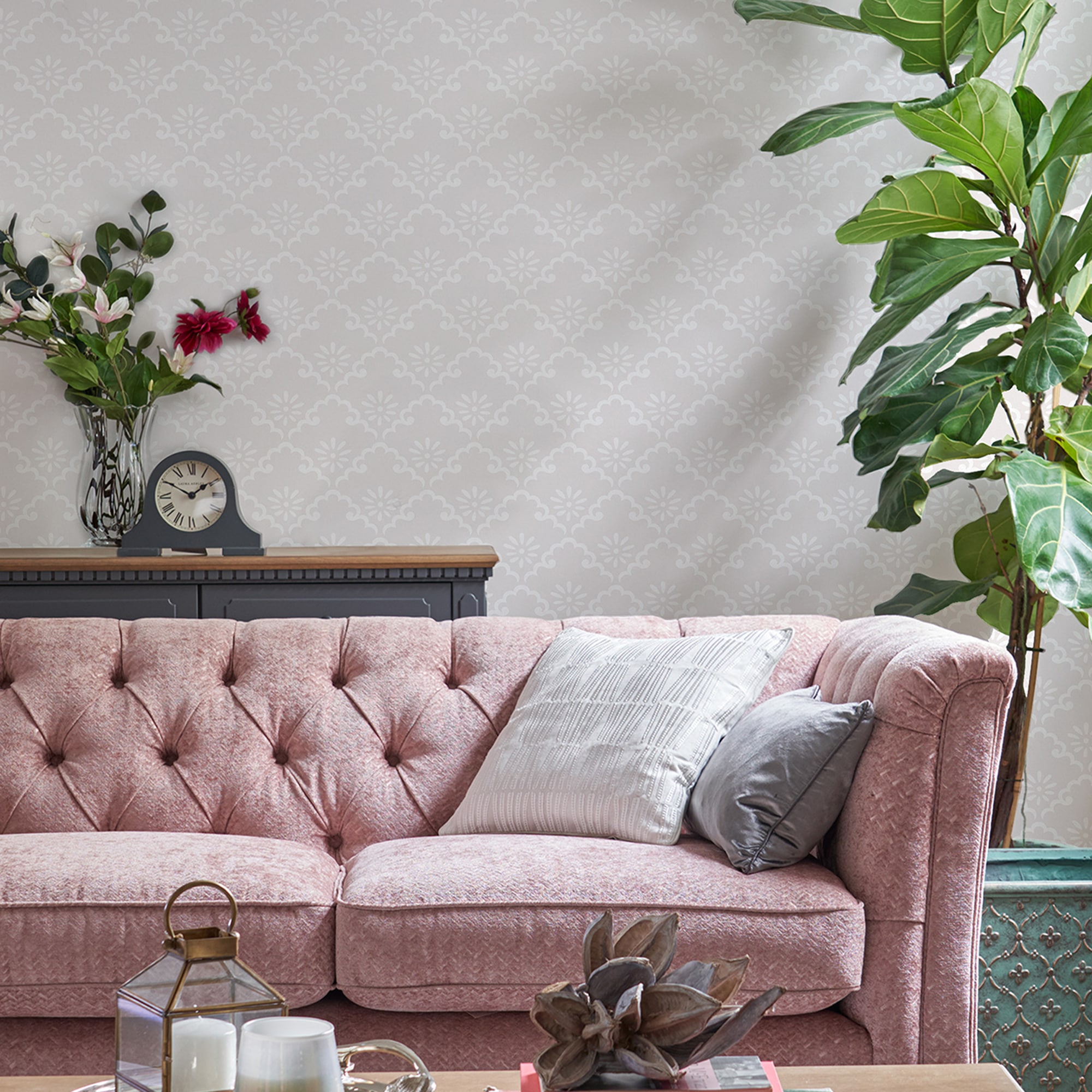 LAURA ASHLEY Vliestapete »Coralie«, 10mx52cm