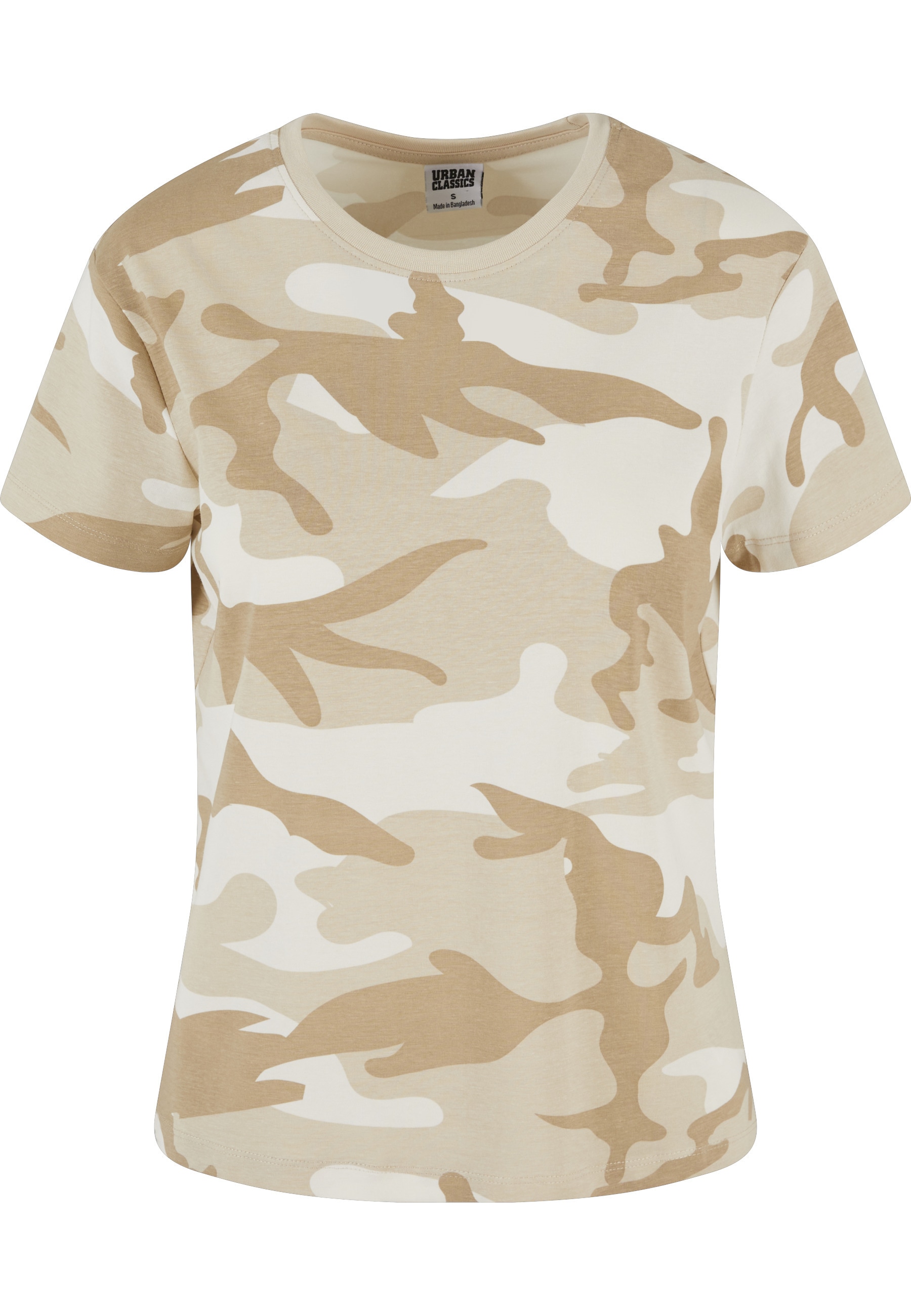 URBAN CLASSICS T-Shirt "Urban Classics Ladies Camo Regular Tee" 1 Stk. günstig online kaufen