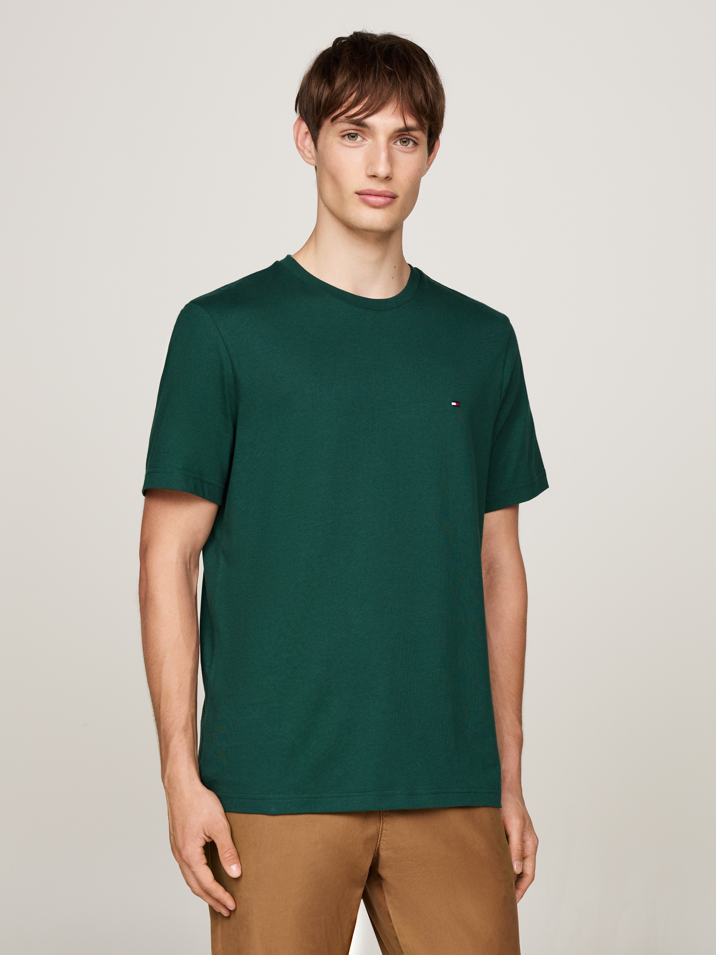 Tommy Hilfiger T-Shirt ESSENTIAL REG FIT SOLID TEE mit Rundhalsausschnitt günstig online kaufen