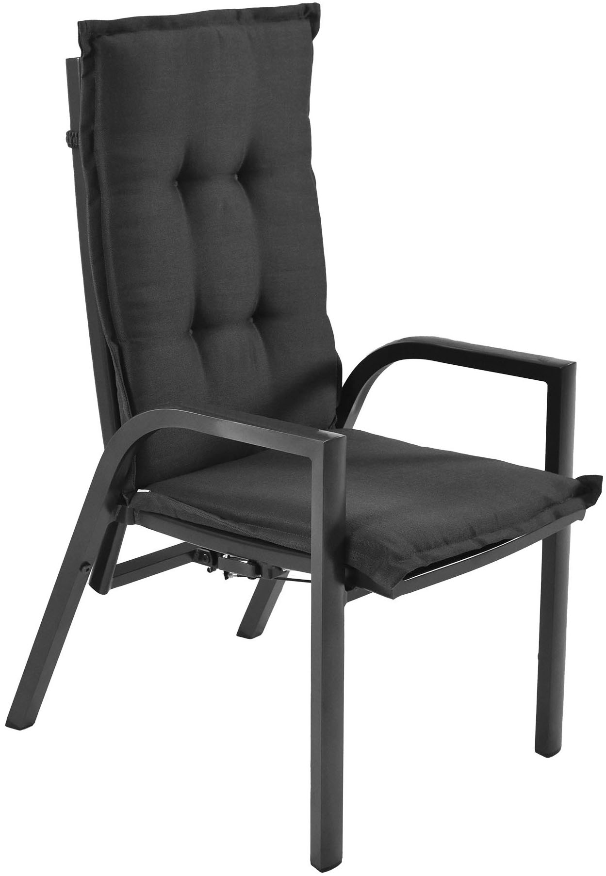 MERXX Garten-Essgruppe »»Tilos««, (Set, 13 tlg., Rückenabschluss und Armlehnen aus Akazienholz), Rückenlehne verstellbar durch Gasdruckfeder