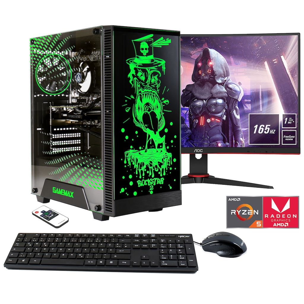 Hyrican Gaming-PC-Komplettsystem »Rockstar SET02163«