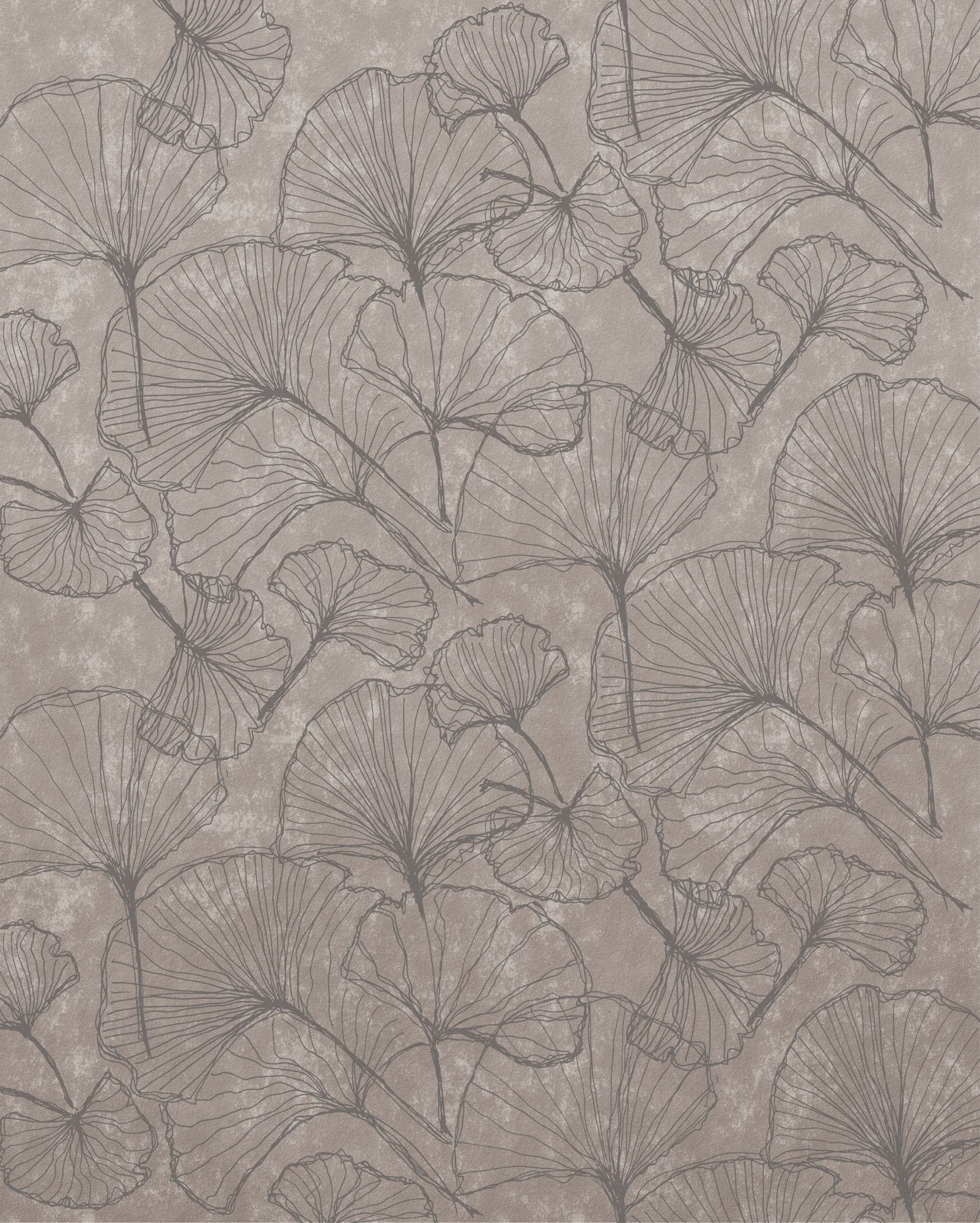 Komar Fototapete »Vlies Fototapete - Ginko Stone - Größe 200 x 250 cm« Motiv | bedruckt glatt