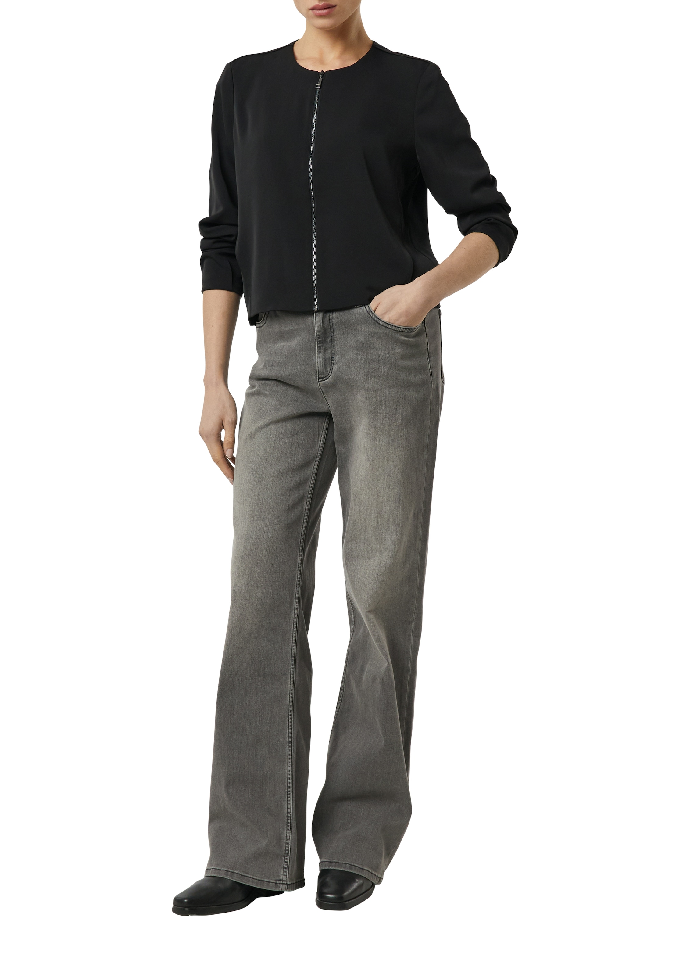 Comma Boleroblazer kurz, mit Reißverschluss