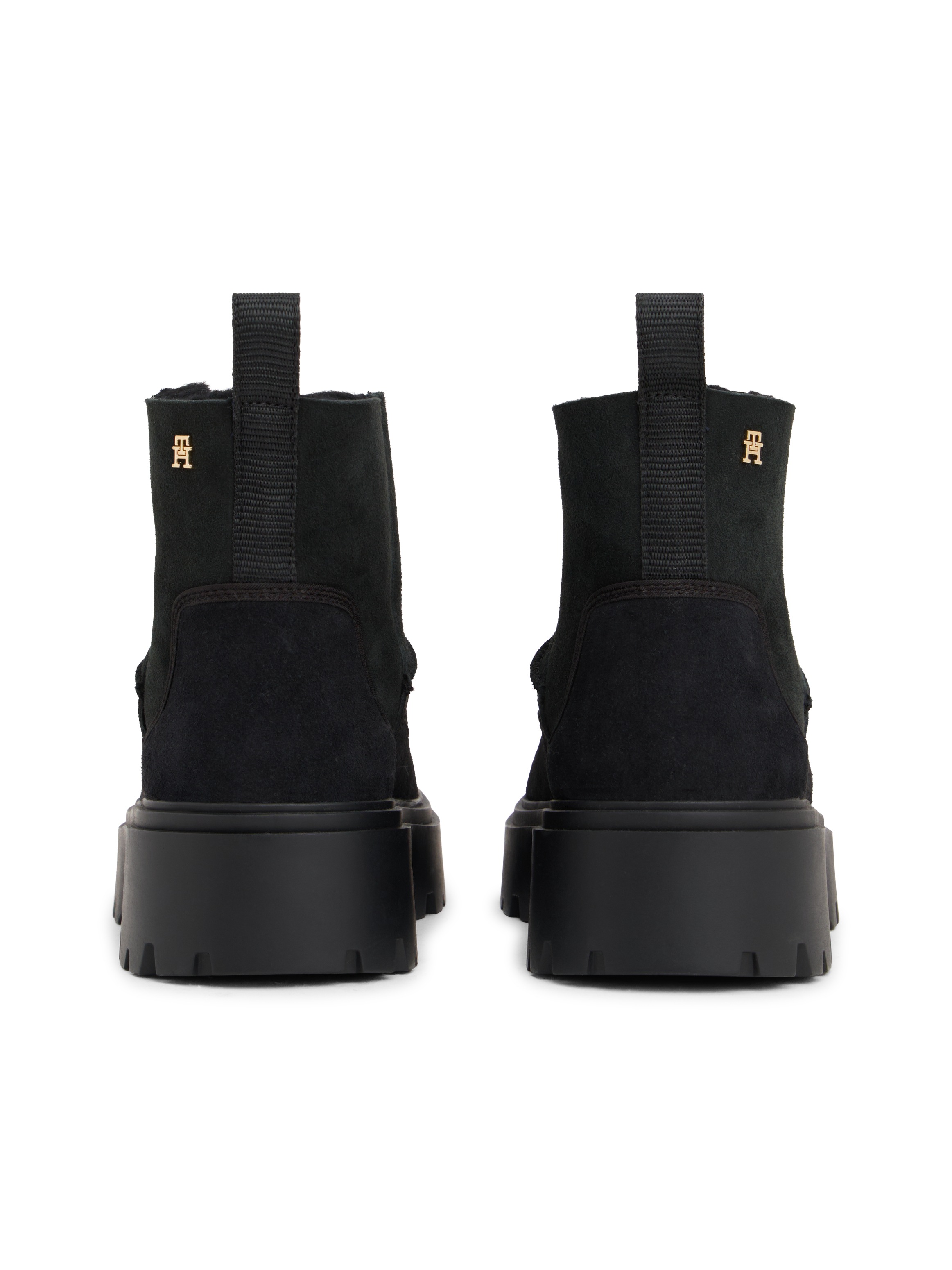 Thumbnail - Tommy Hilfiger Winterboots "REAL SHEARLING PULLON SNOWBOOT" Plateau, Schlupfboots mit abgesteppter Ziernaht