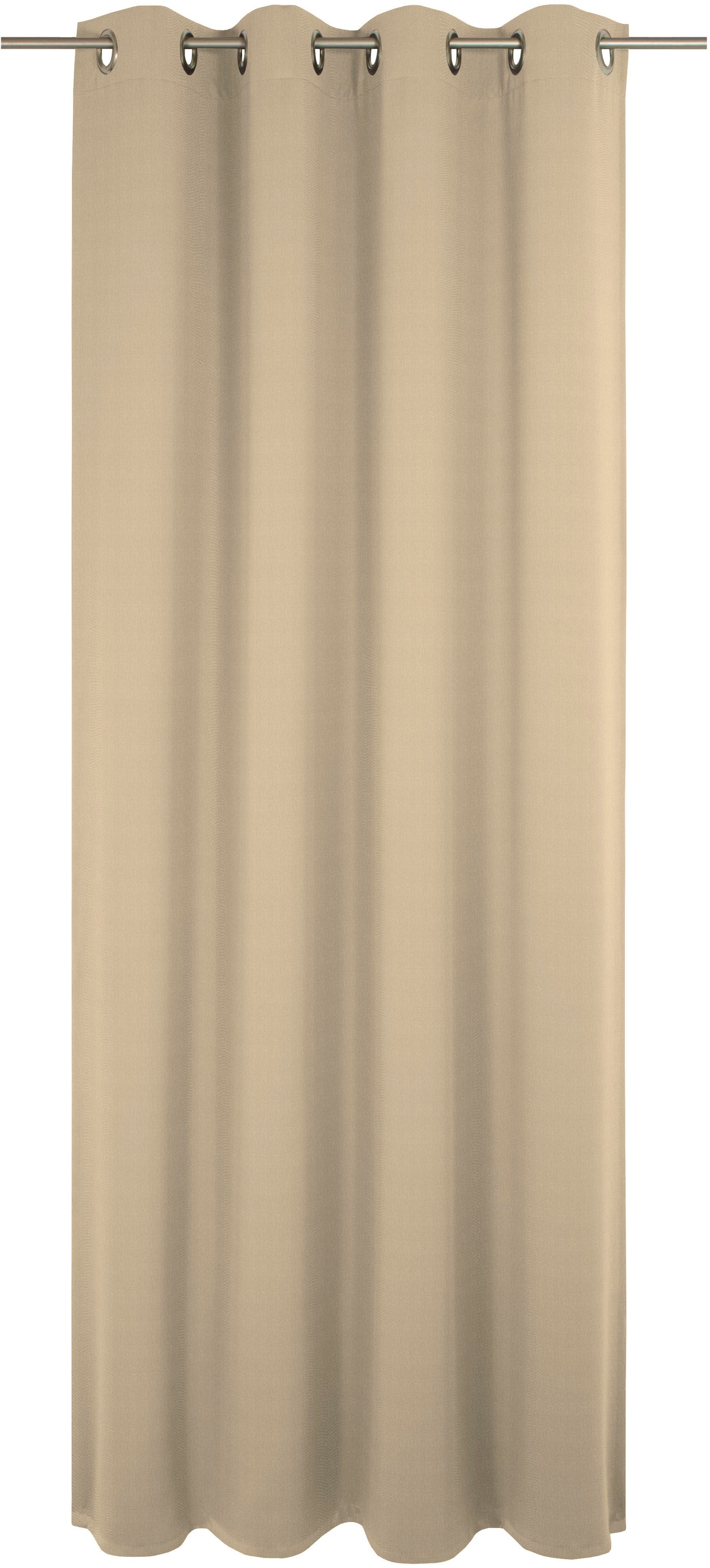 Adam Vorhang "Vorhang Uni Collection Light aus 100 % Bio-Baumwolle, Ösen (1 günstig online kaufen