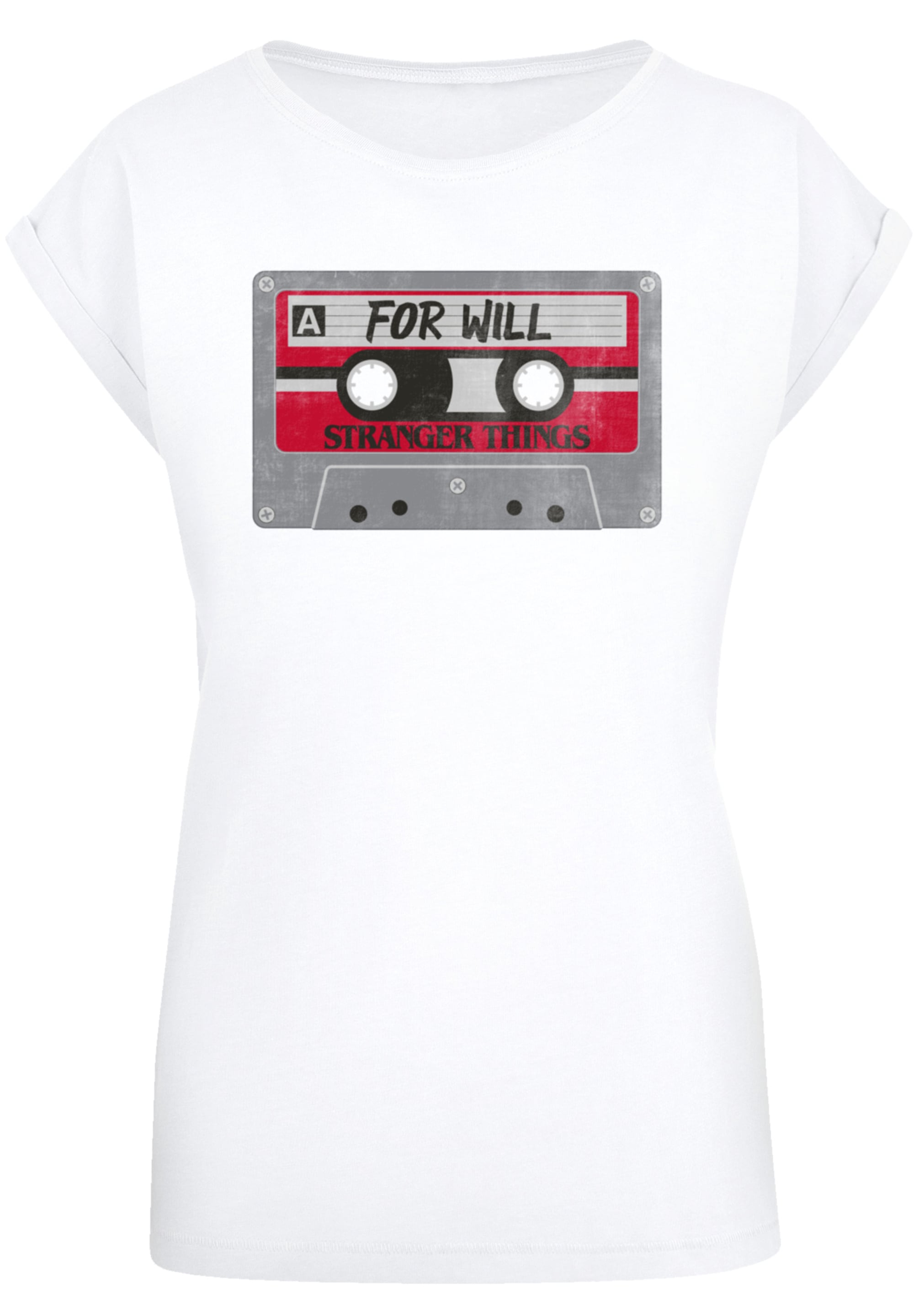 F4NT4STIC T-Shirt »Stranger Things Cassette For Will«, Premium Qualität