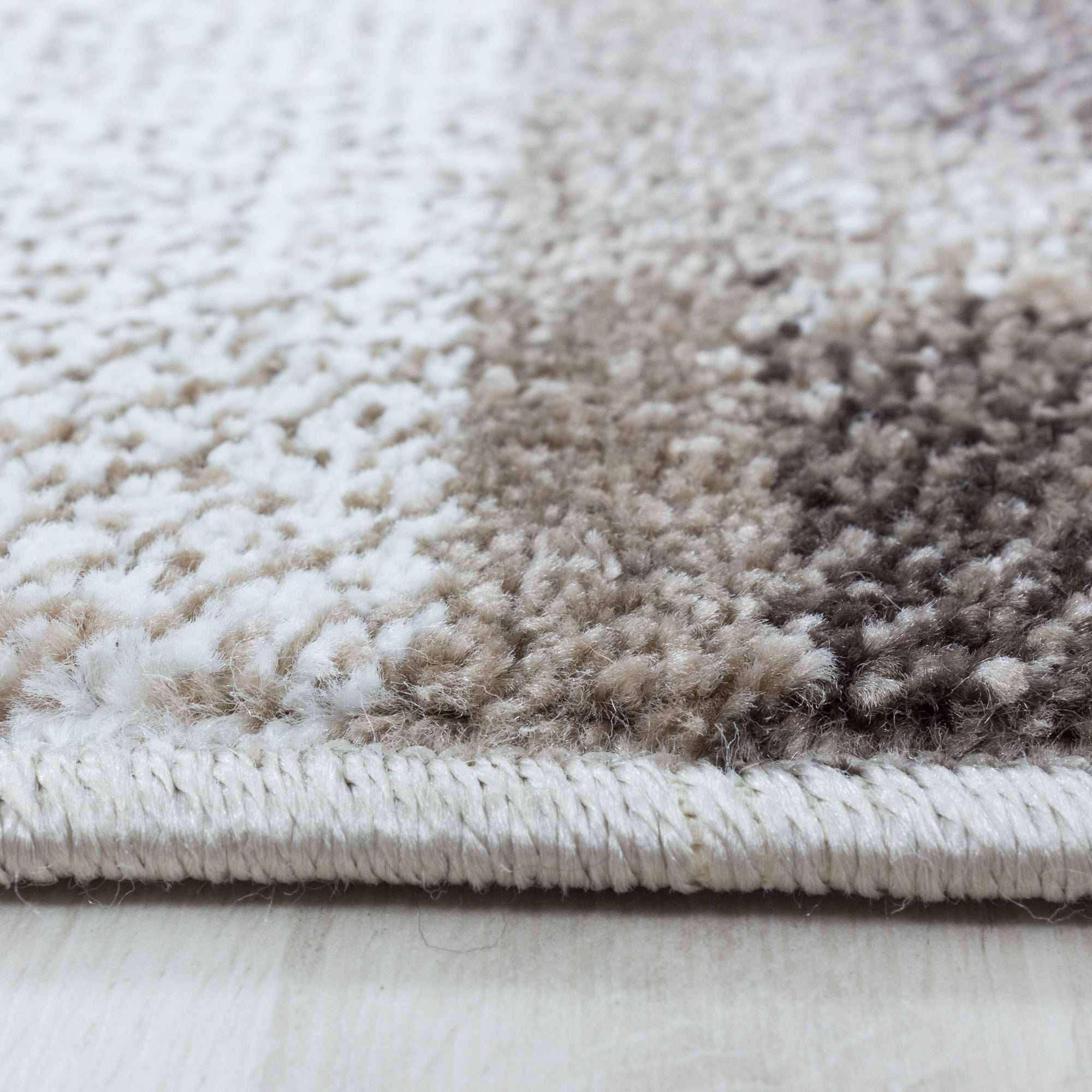 Ayyildiz Teppiche Teppich »OTTAWA 4201«, rechteckig, 8 mm Höhe, Karo Muster, Kurzflor, Wohnzimmer