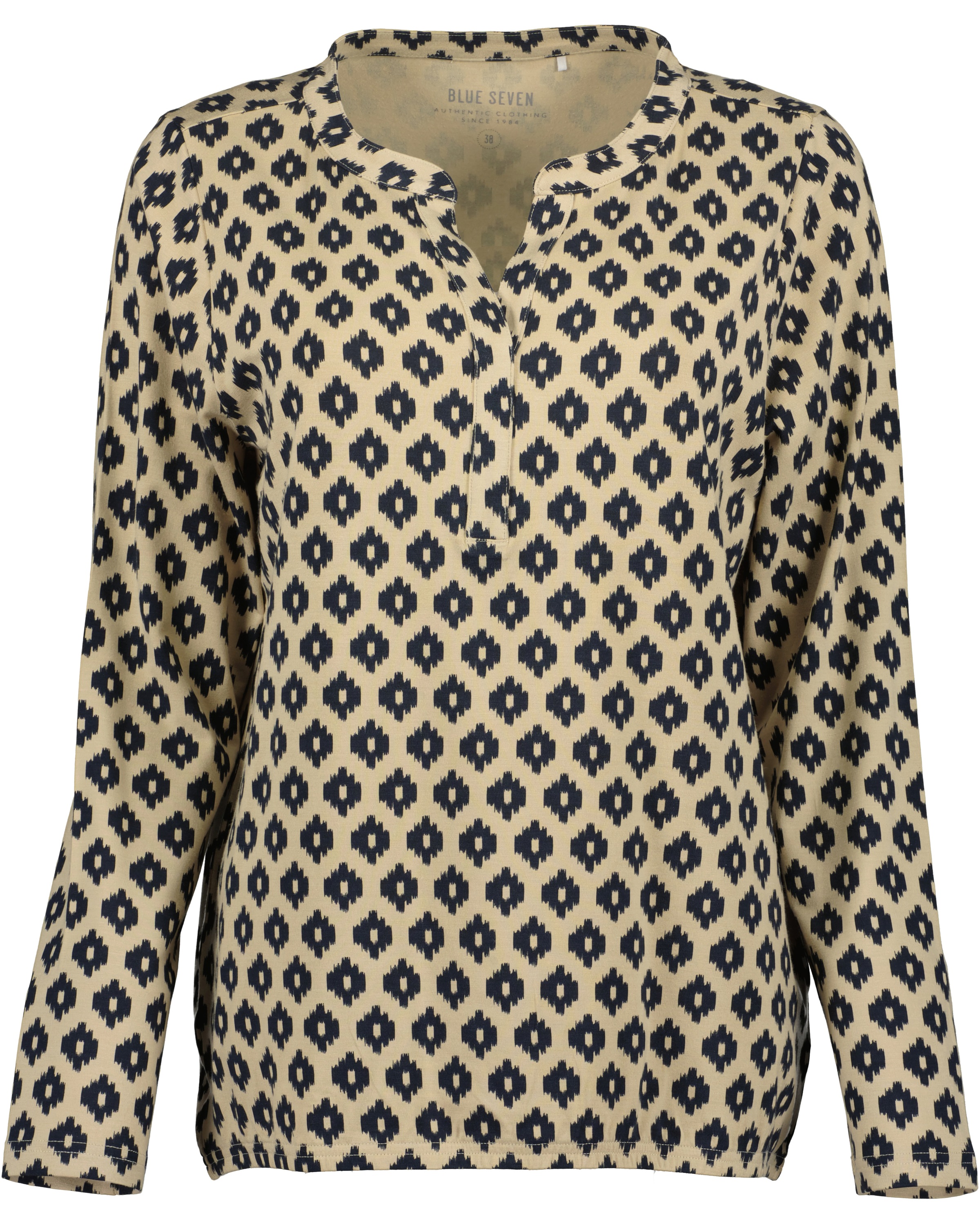 Blue Seven Langarmshirt "Langarmshirt mit Henley Ausschnitt" 1