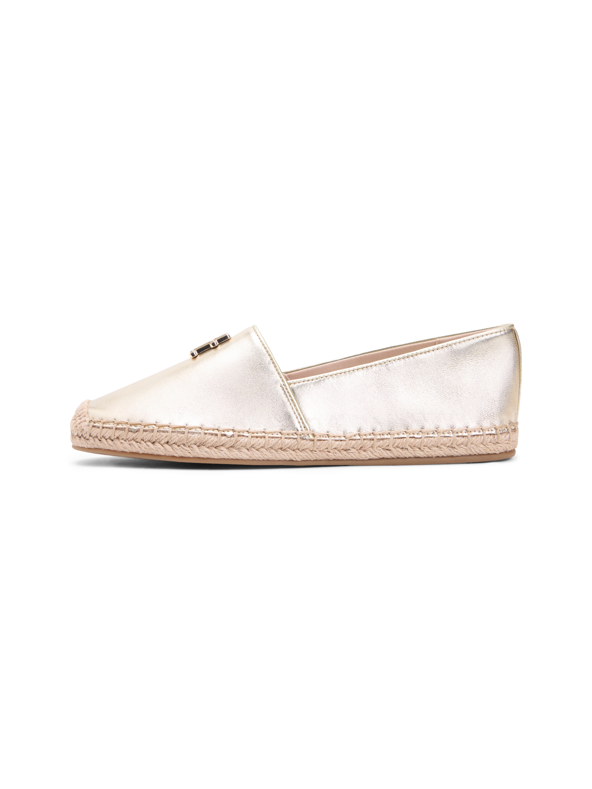 Tommy Hilfiger Espadrille »TH LOGO GOLD ESPADRILLE«  Sommerschuh, Schlupfschuh mit edlem TH-Schmuckelement