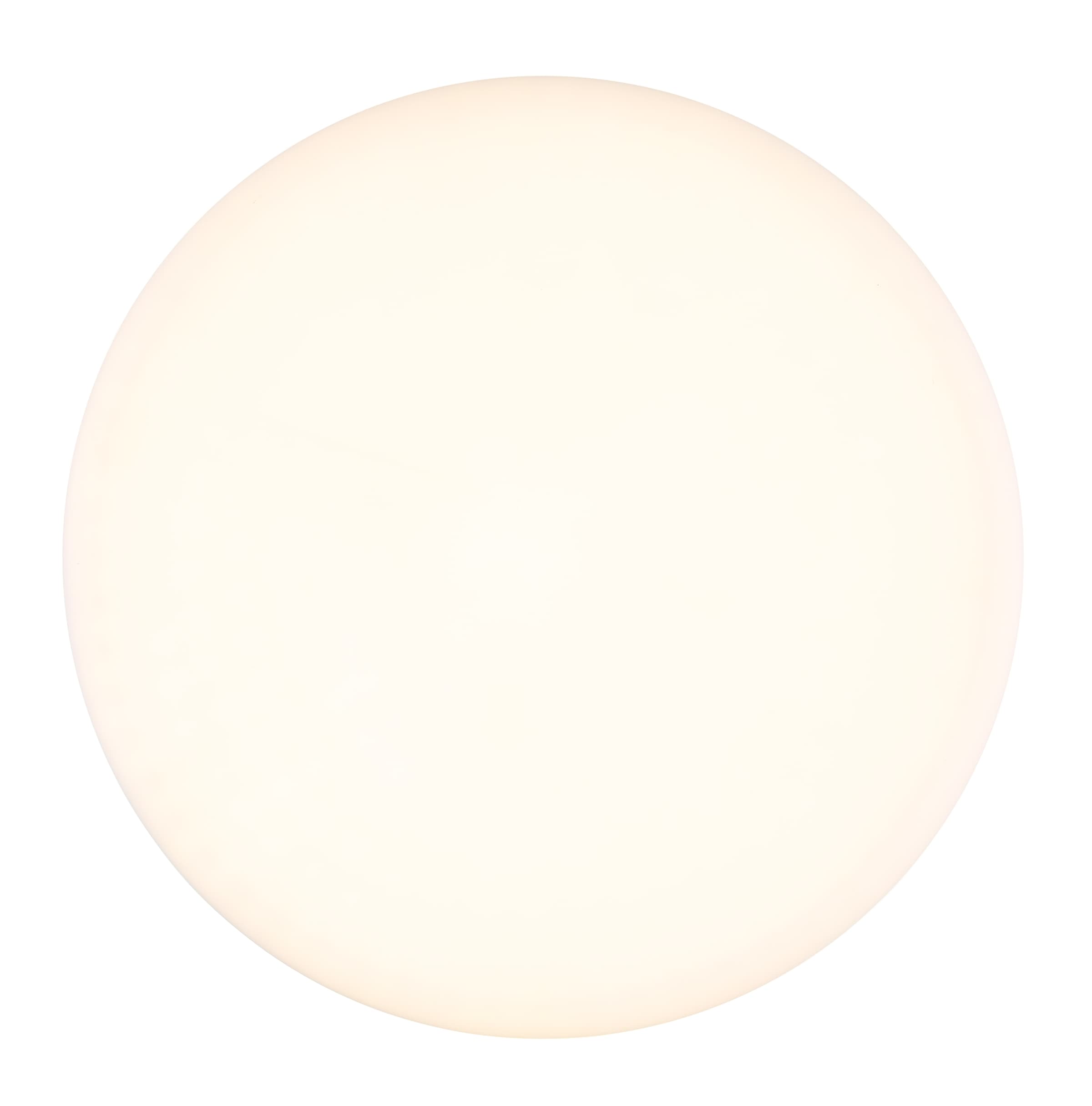 GLOBO LIGHTING Deckenleuchte »MATTHEW« LED-Modul 1 Stk. Warmweiß Deckenlampe weiß Kunststoff opal 4000K ø: 300mm