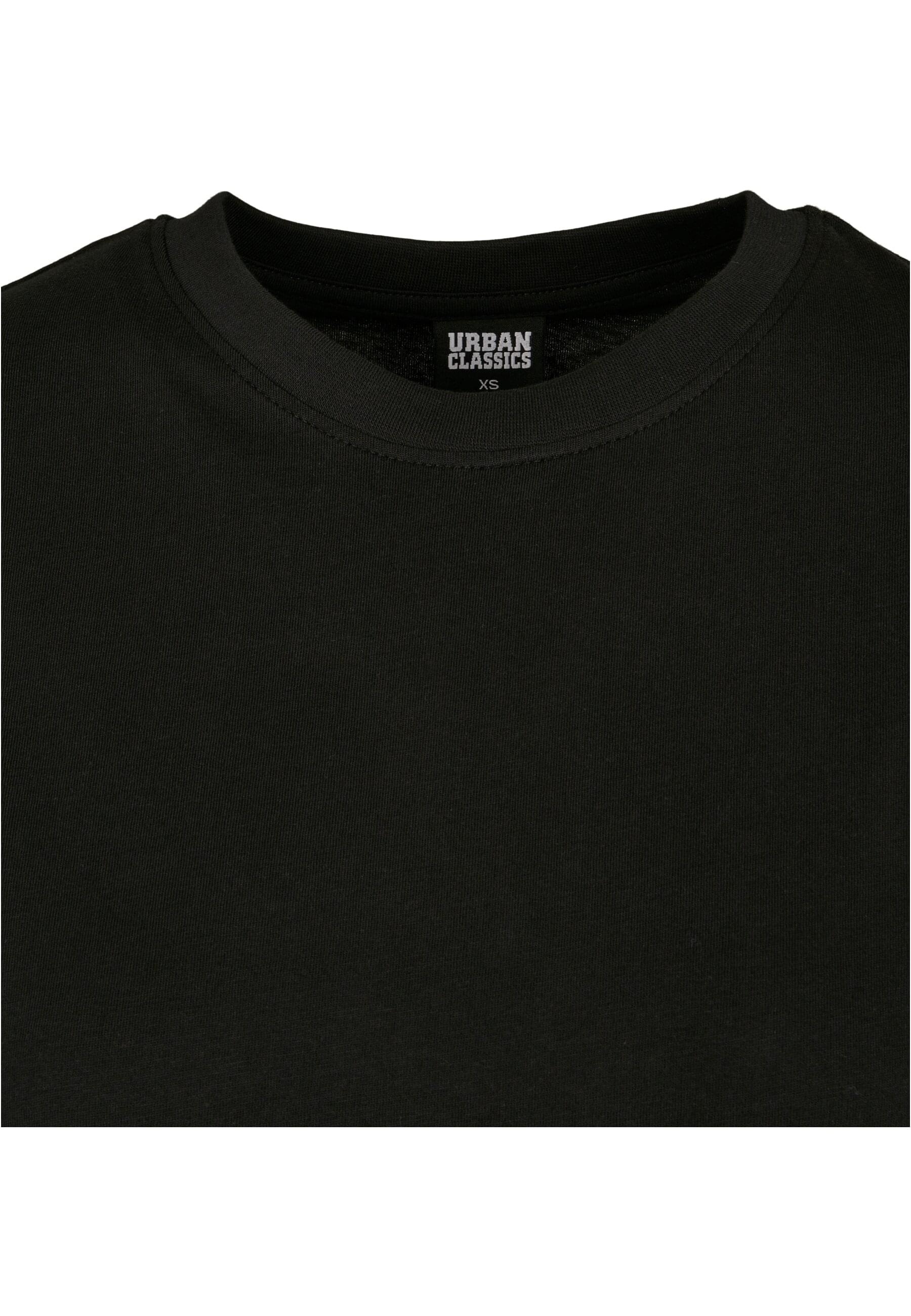 URBAN CLASSICS Shirtkleid »Urban Classics Damen Ladies Boxy Lace Hem Tee Dress«, (1 tlg.)