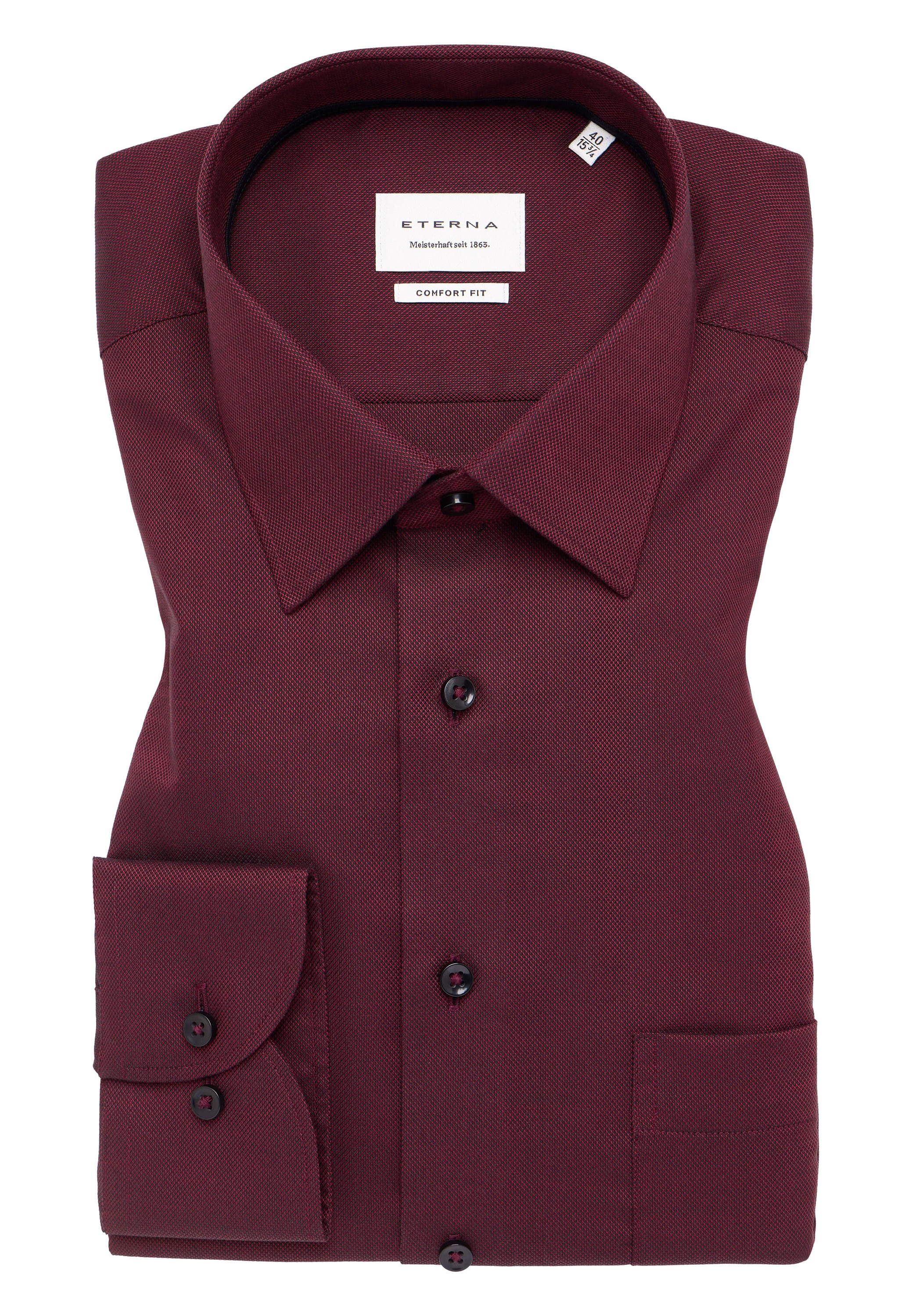 Eterna Langarmhemd »COMFORT FIT«, NON IRON (bügelfrei)