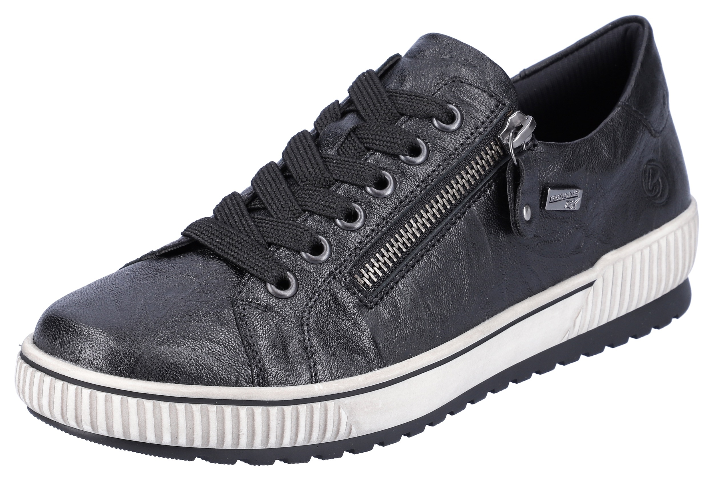 Remonte 1100000002199, Freizeitschuh, Halbschuh, Schnürschuh mit Außenreißverschluss
