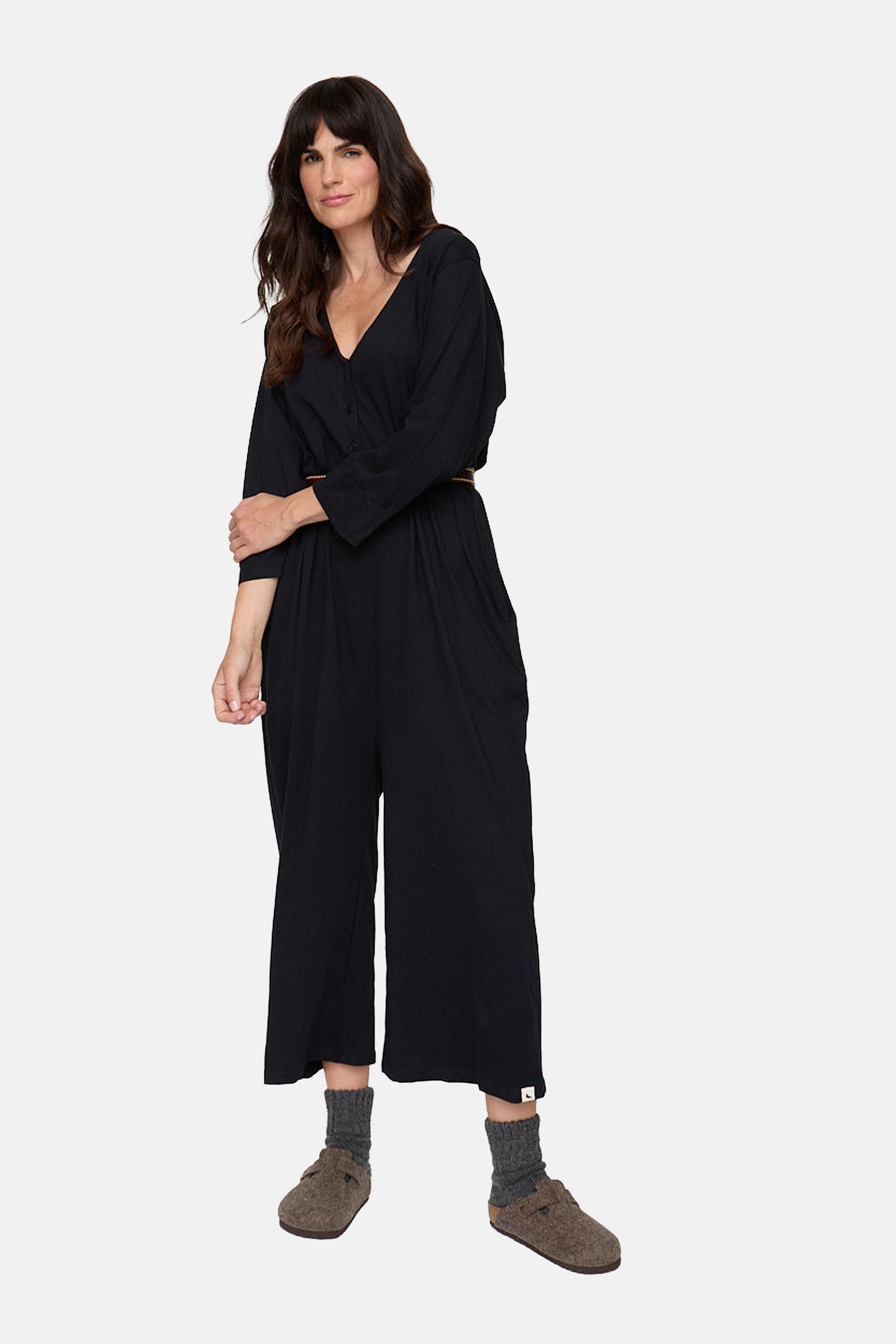 Turtledove London Jumpsuit »Mai V-Neck Jumpsuit Damen«