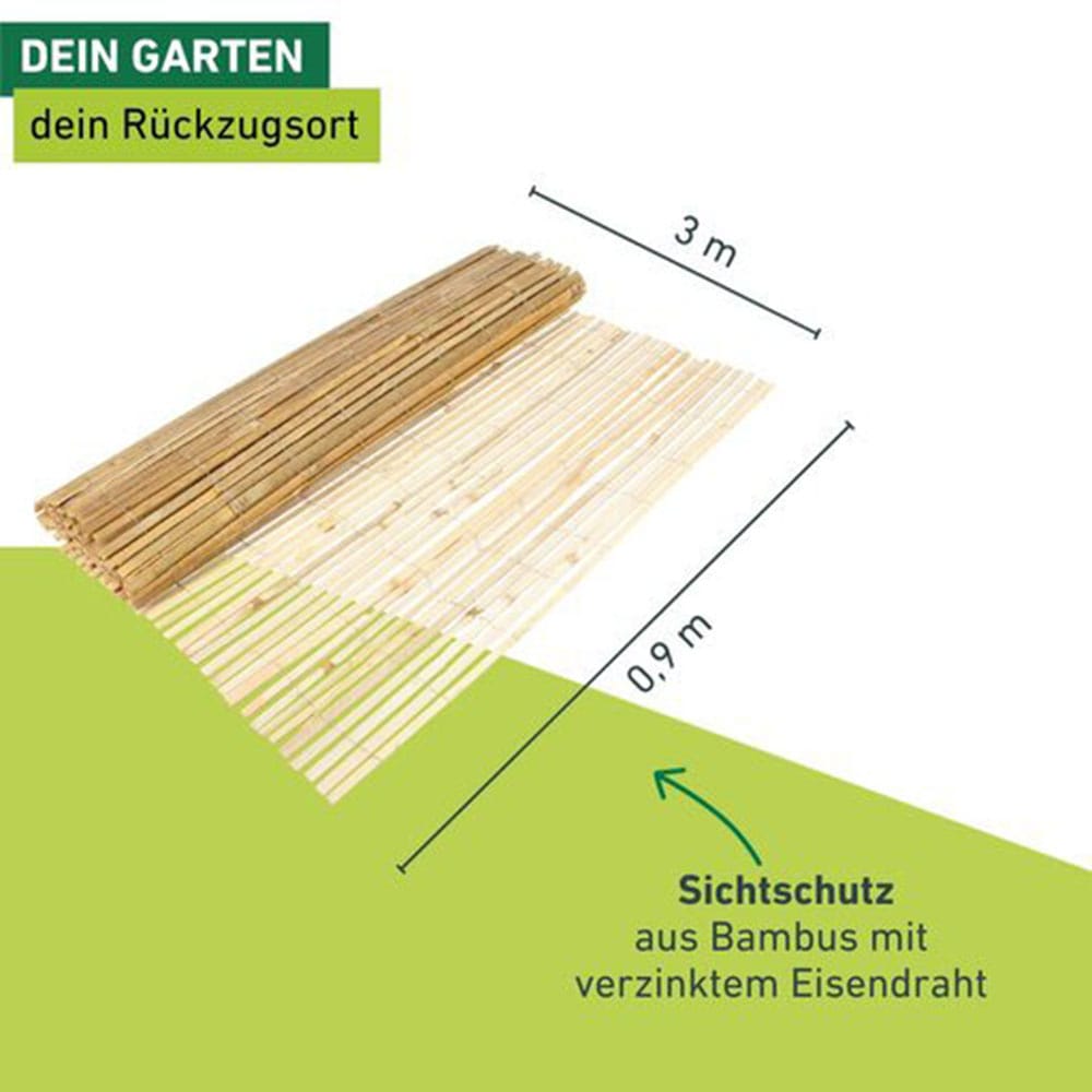 Windhager Sichtschutzzaunmatten »Mitake für Garten, Balkon und Terrasse aus Bambus« Sicht- und Windschutzmatte erhältlich in unterschiedlichen Größen