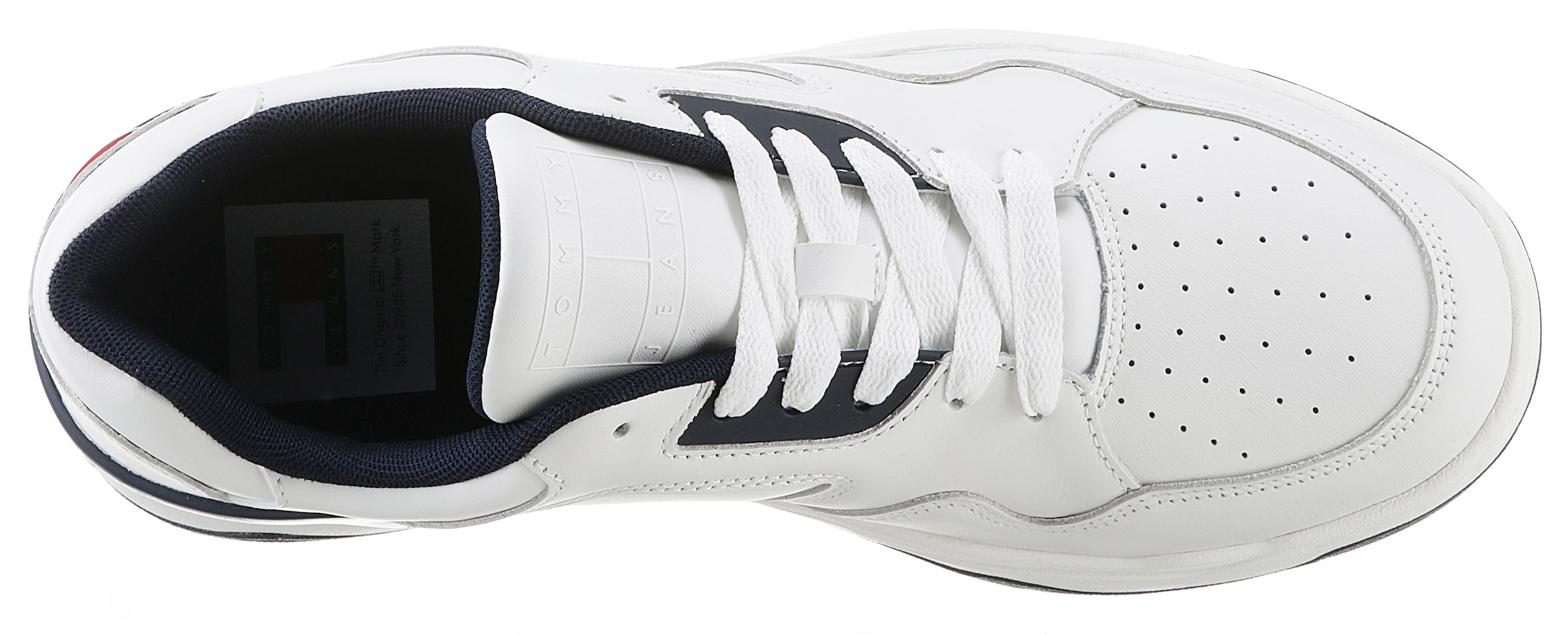 Tommy Jeans Sneaker »TJM LOGO EXECUTION BASKET«, im Basket Look, Freizeitschuh, Halbschuh, Schnürschuh